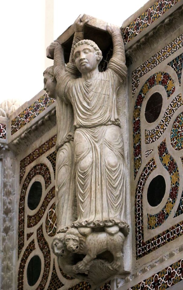 Cattedrale di san Matteo. Navata centrale, ambone D'Ajello #laculturanonsiferma