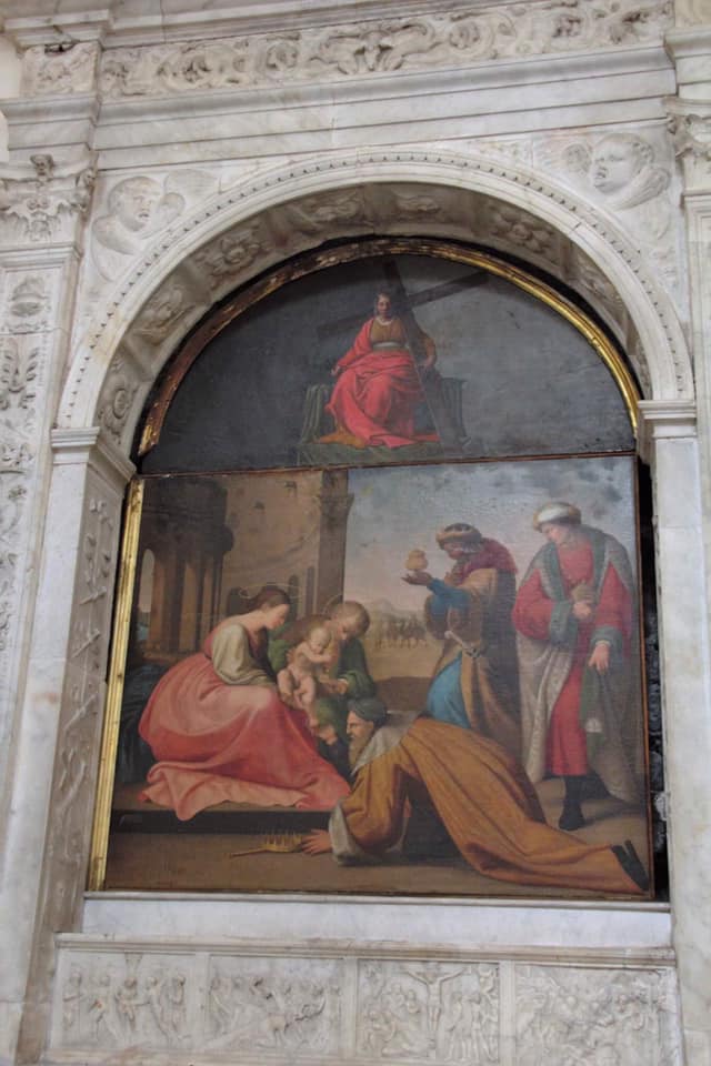 Cattedrale di san Matteo. Navata meridionale - cappella De Vicariis #laculturanonsiferma