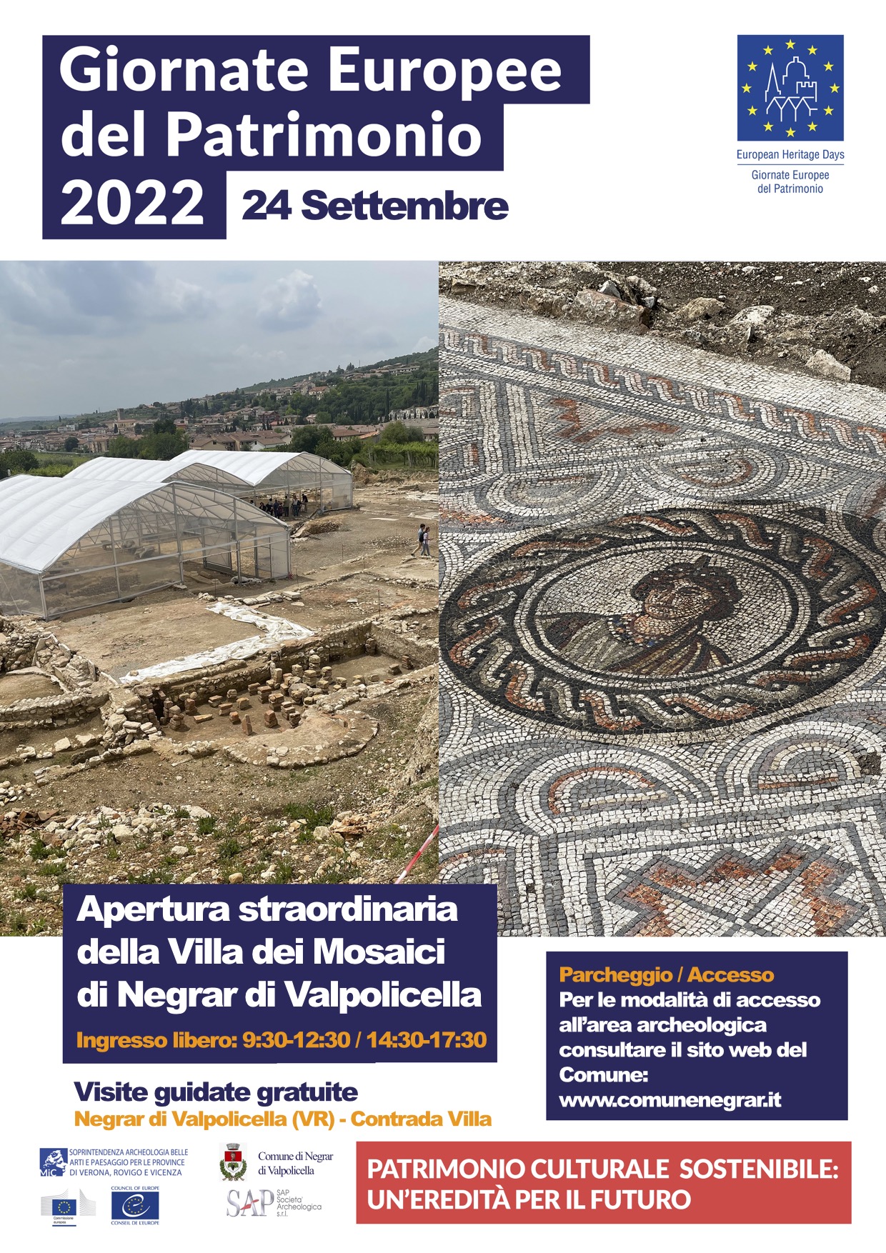 Apertura straordinaria della Villa dei Mosaici di Negrar