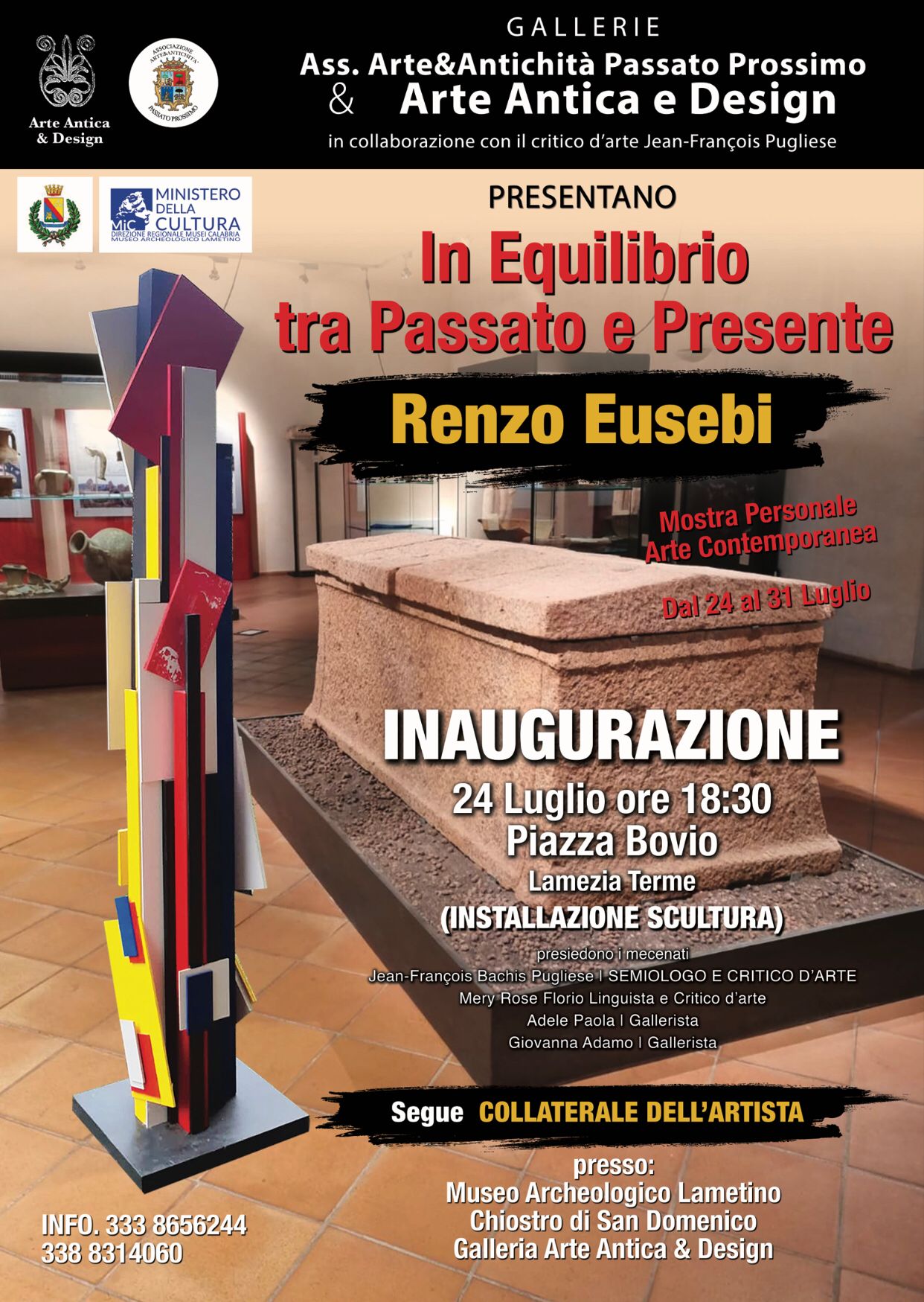 Apertura straordinaria del Museo archeologico lametino - “In equilibrio tra passato e Presente”