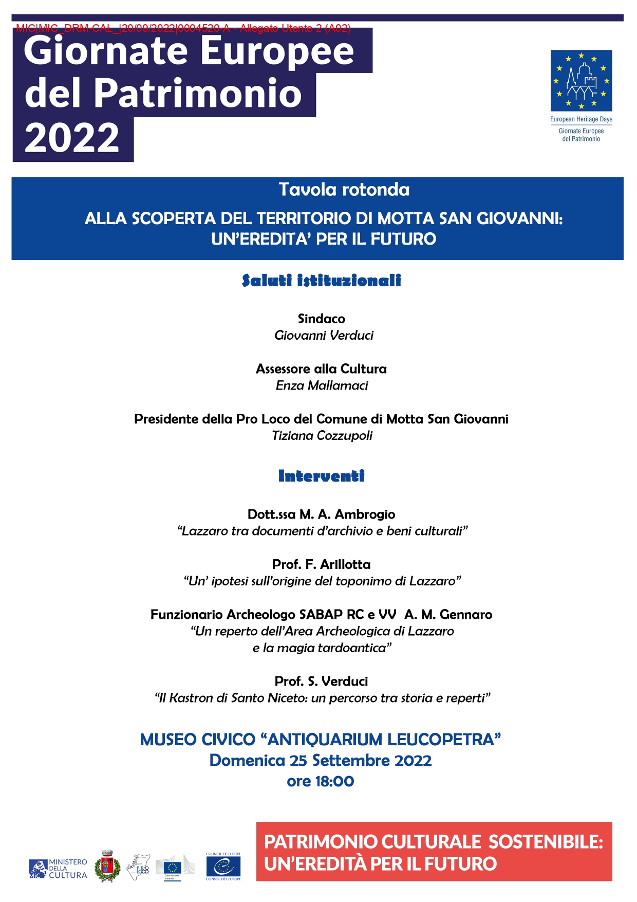 Alla scoperta del territorio di Motta San Giovanni
