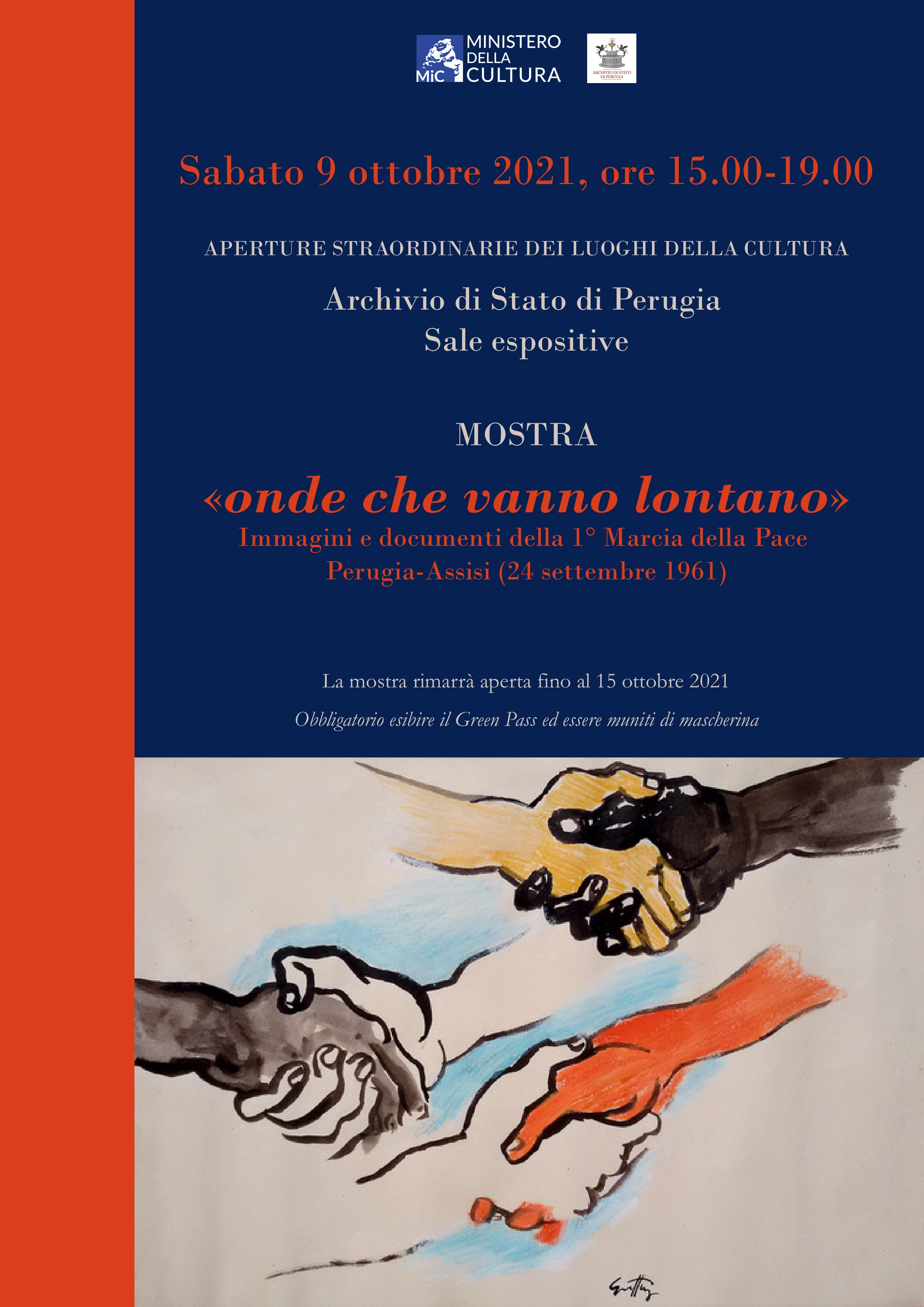Aperture straordinarie dei luoghi della cultura. «onde che vanno lontano». Immagini e documenti della 1° Marcia della Pace Perugia-Assisi (24 settembre 1961)