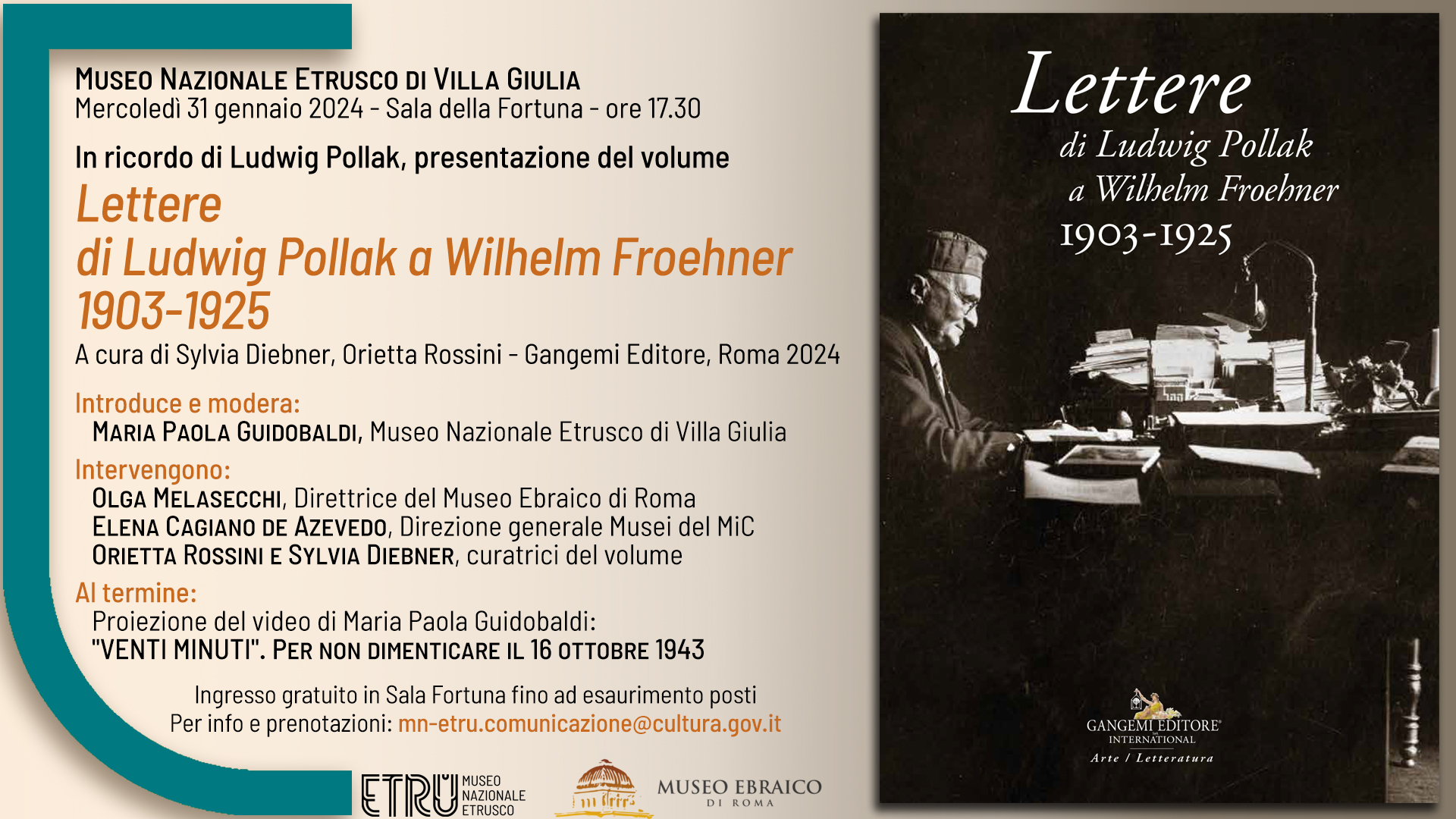 LETTERE DI LUDWIG POLLAK A WILHELM FROEHNER 1903-1925