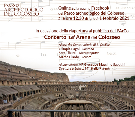 Parco archeologico del Colosseo. Apertura al pubblico.