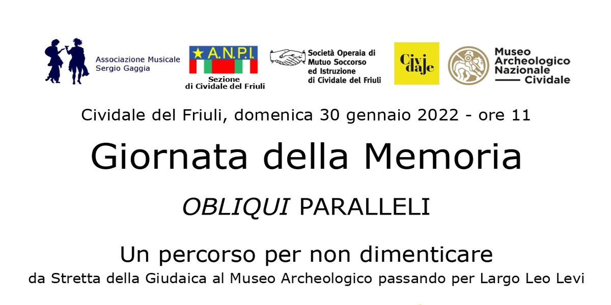 GIORNO DELLA MEMORIA 2022 - Cividale del Friuli