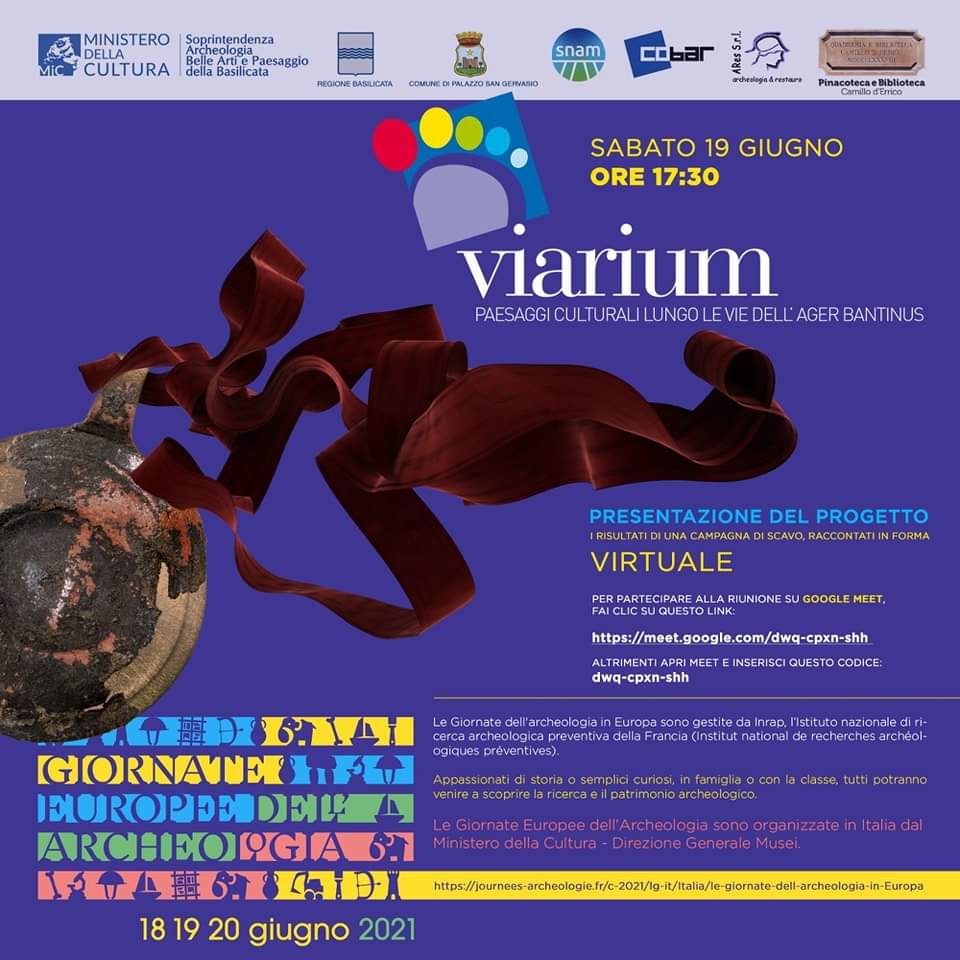 Viarium. Paesaggi culturali lungo le vie dell'ager Bantinus
