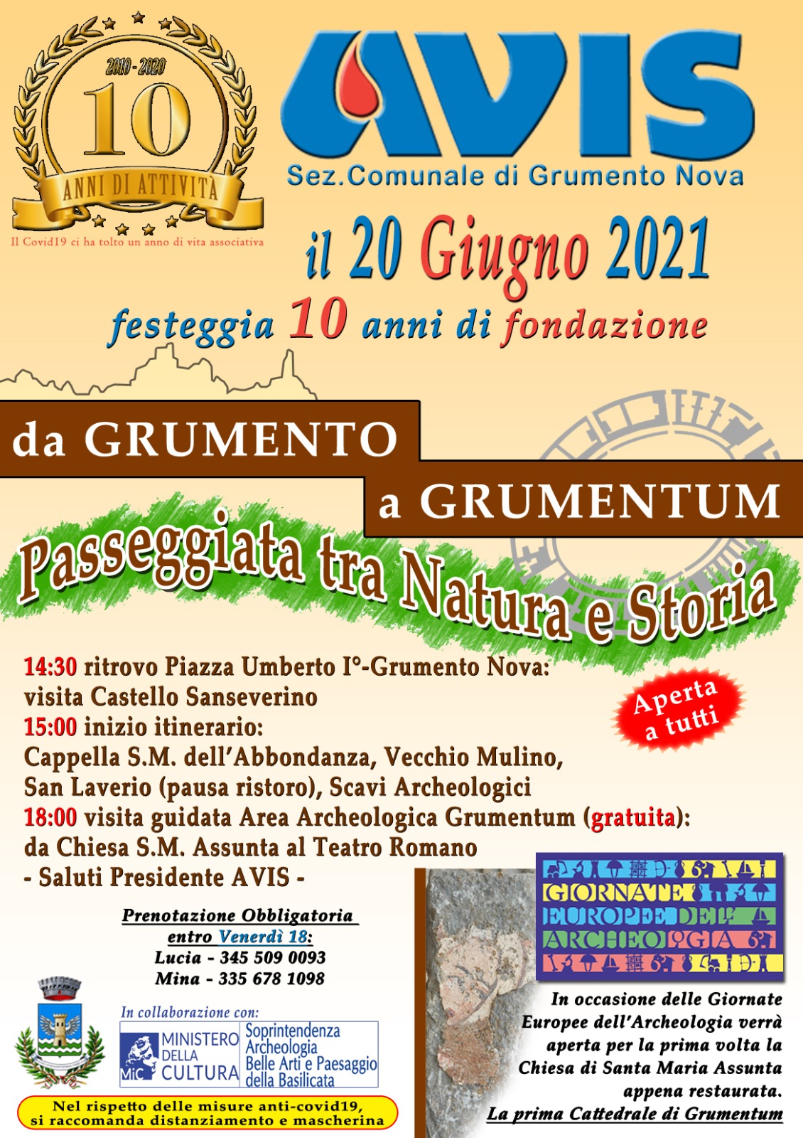 "Da Grumento a Grumentum - passeggiata tra Natura e Storia"