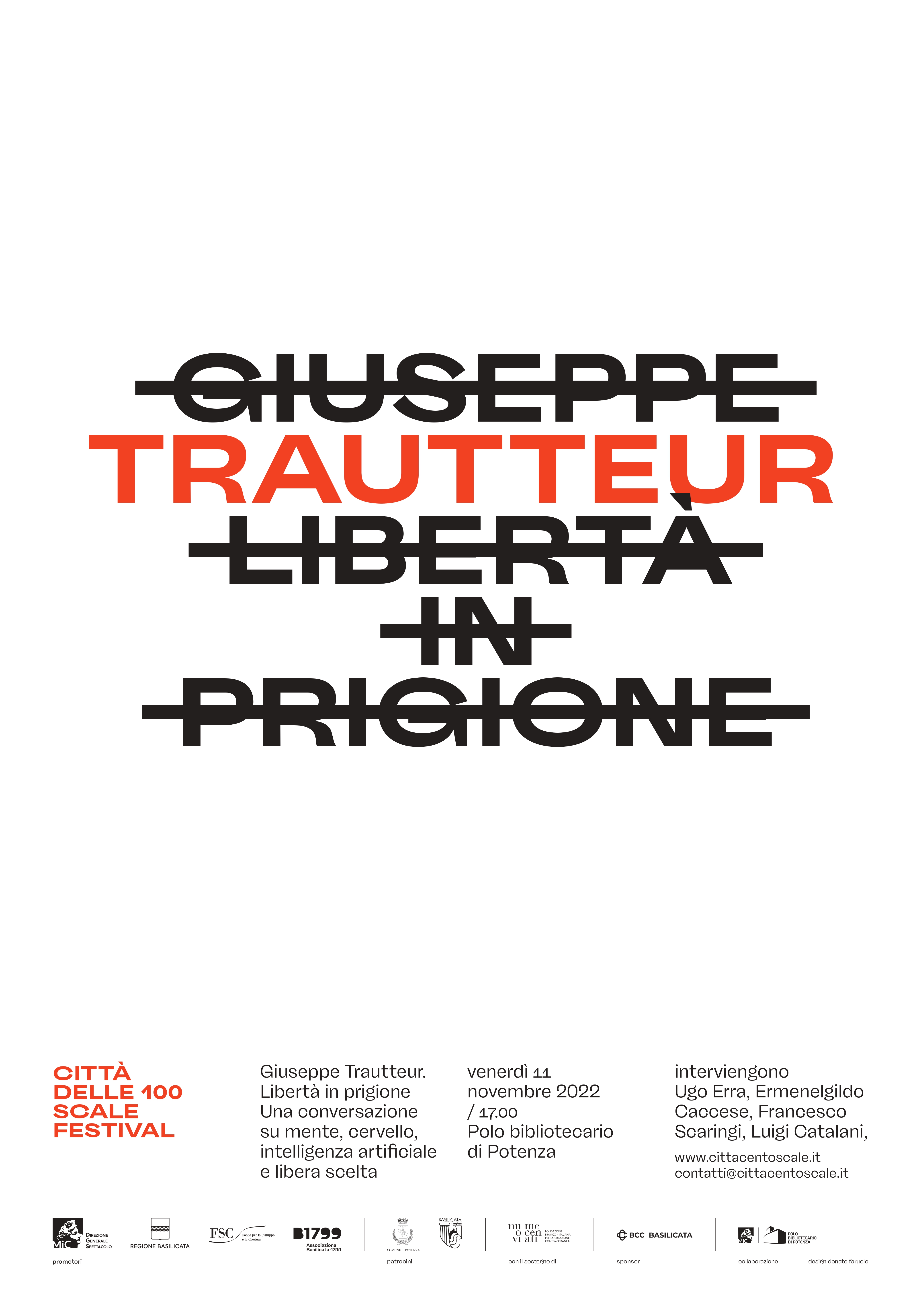 VERTIGINI. SEDUTI SULL’ORLO DI UN ABISSO. GIUSEPPE TRAUTTEUR. LIBERTÀ IN PRIGIONE