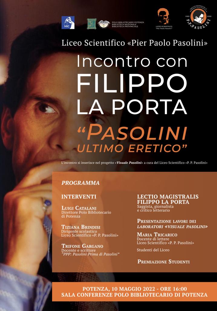 "Pasolini ultimo eretico". Incontro con Filippo La Porta