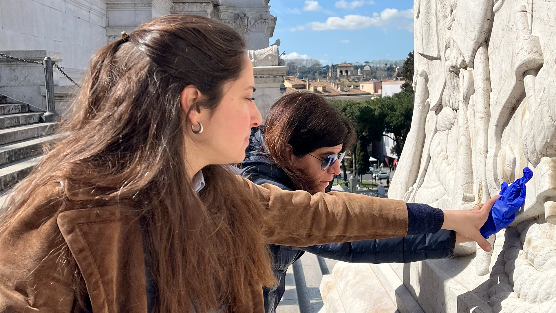 Esperienza tattile al Vittoriano