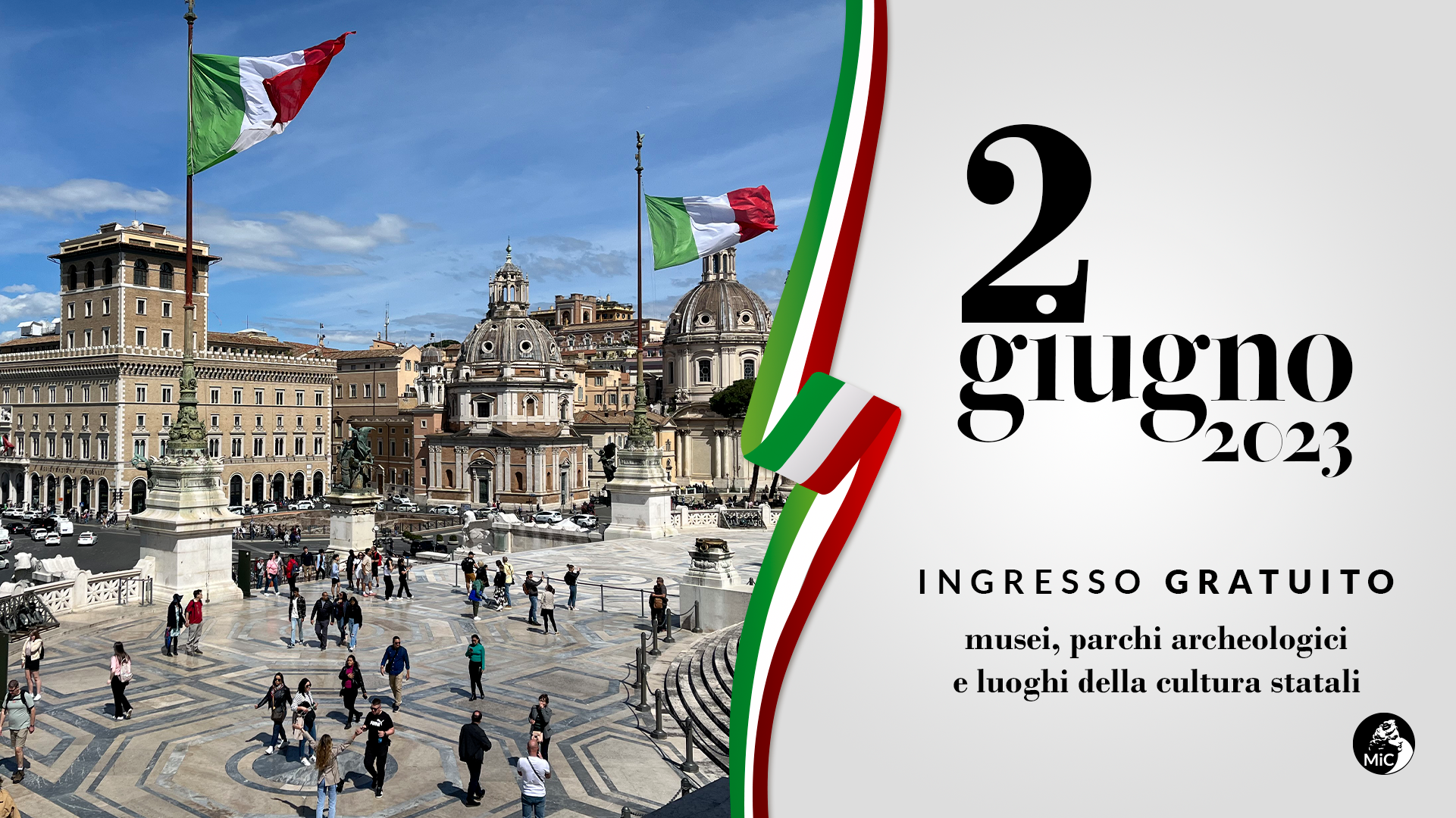 Vittoriano Tricolore per la Festa della Repubblica - Bambini e famiglie al VIVE