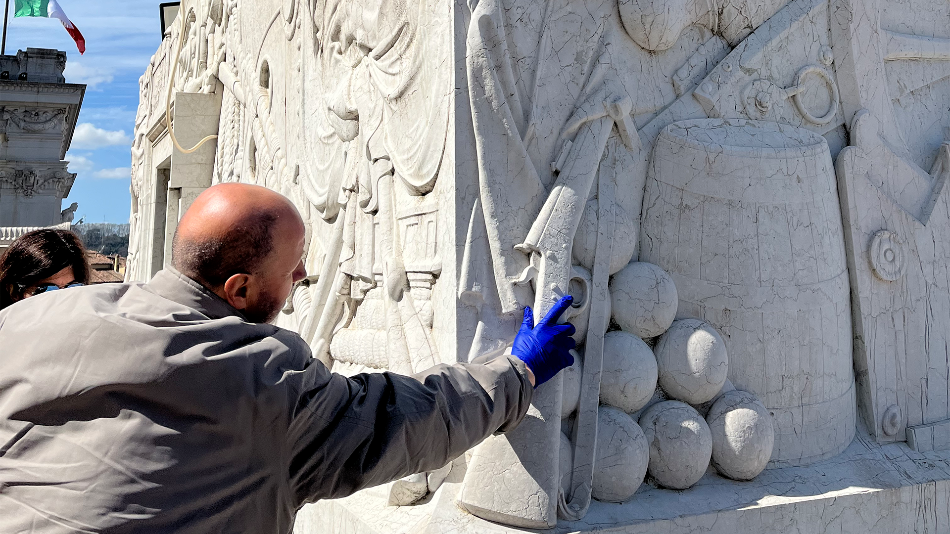 Esperienza tattile al Vittoriano