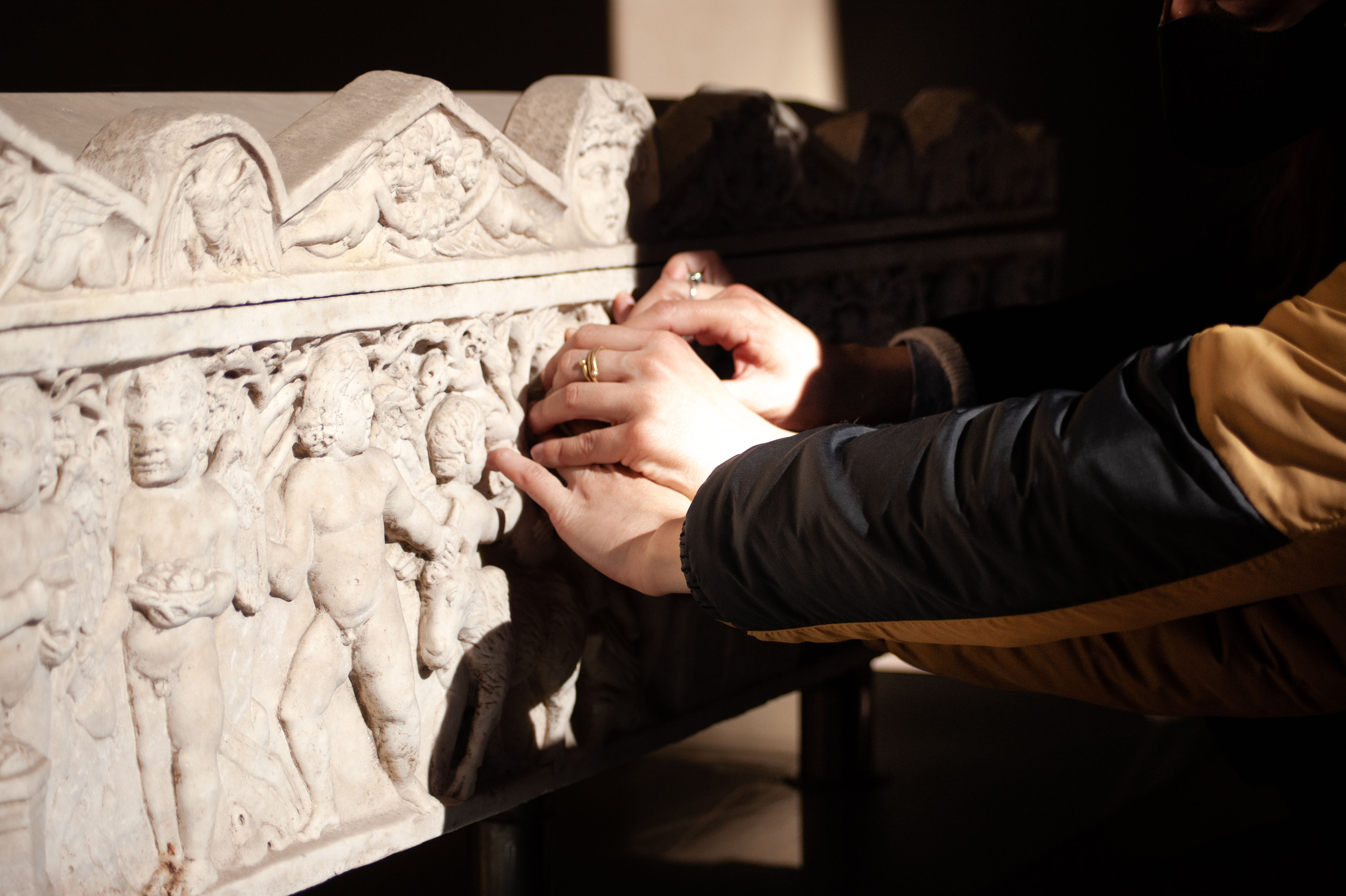Esperienza tattile al Vittoriano Arte e Storia al servizio di tutti