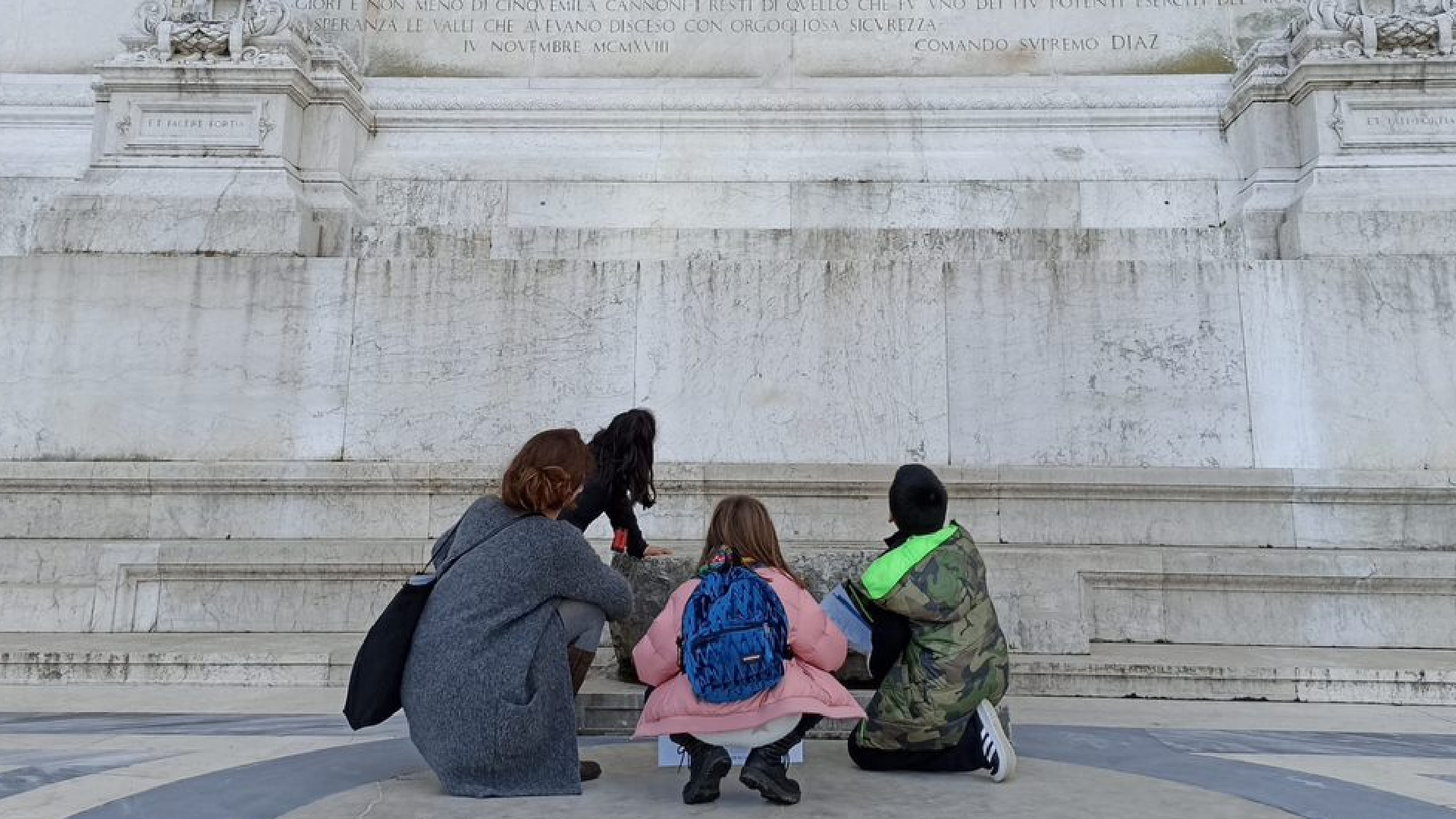 Bambini e famiglie al VIVE - Cartoline dal Vittoriano