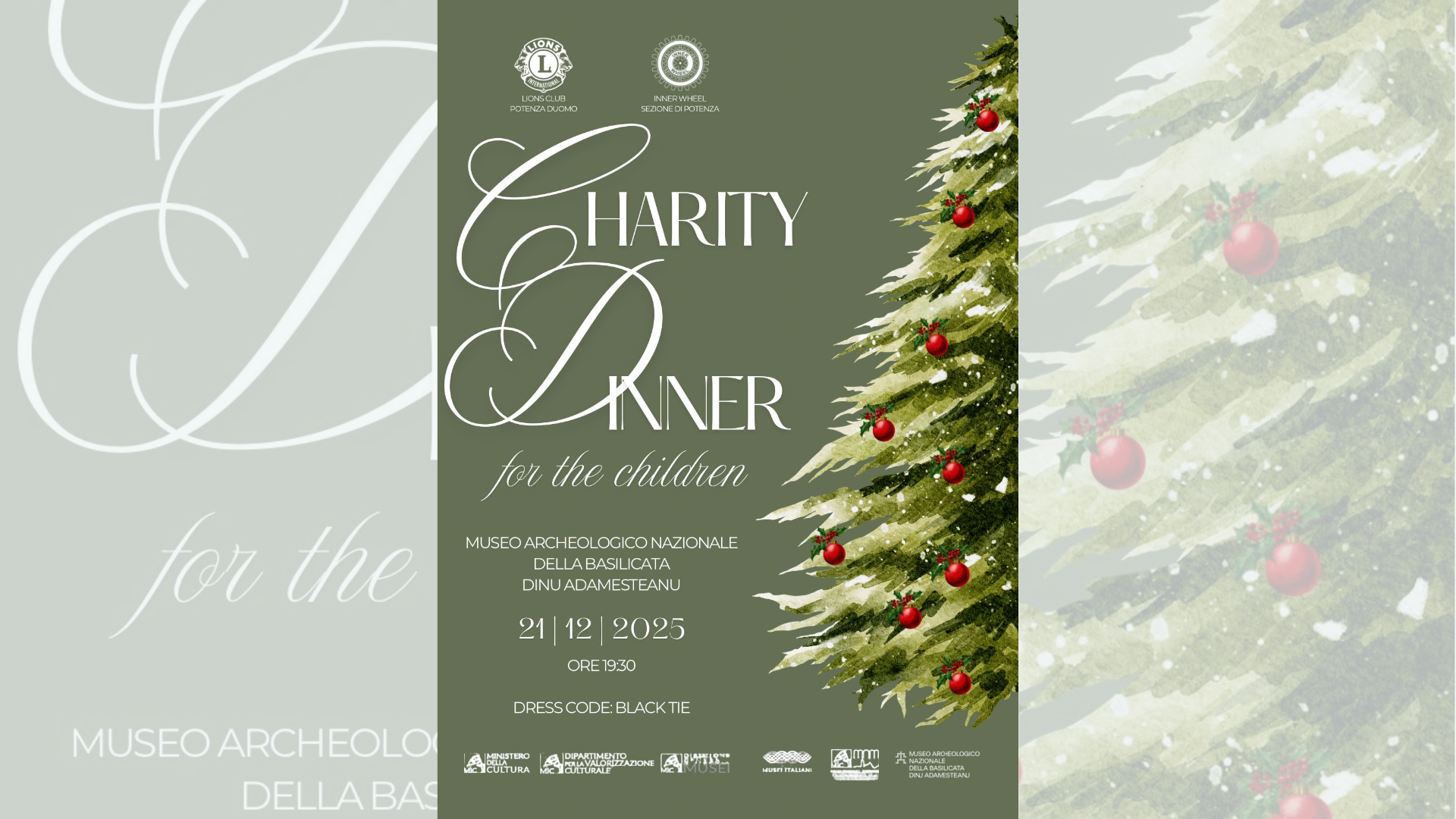 Charity Dinner for the children - Museo di Potenza