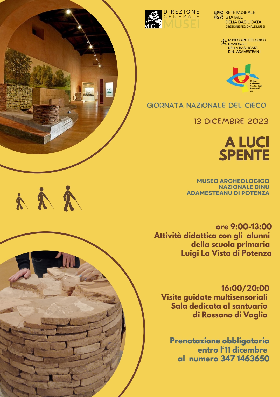 Giornata Nazionale del Cieco- A Luci spente