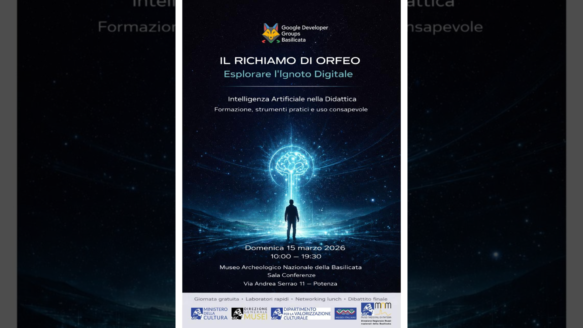 Il Richiamo di Orfeo: esplorare l’ignoto digitale al MANP