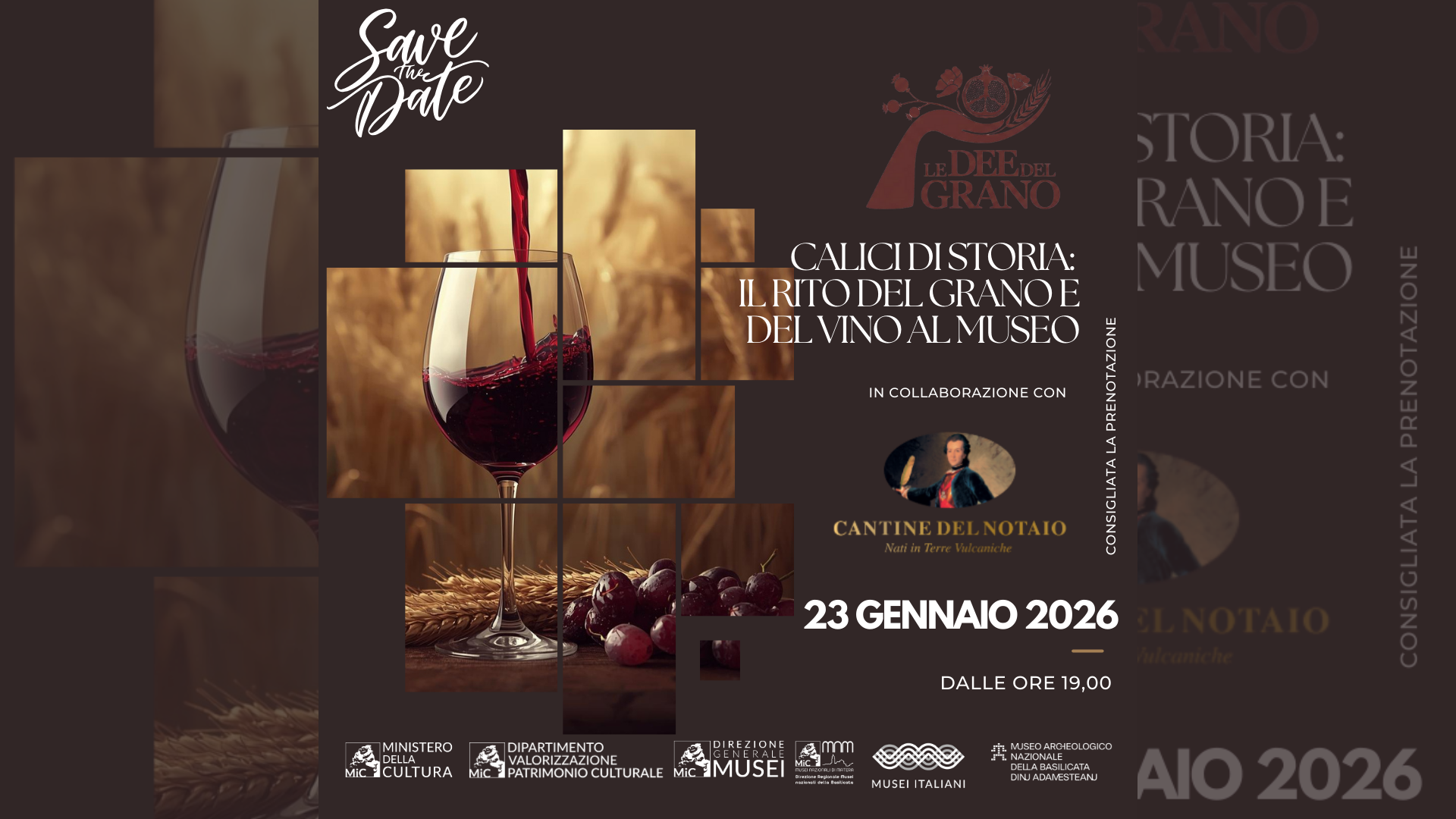 Calici di storia: Il rito del grano e del vino al Museo