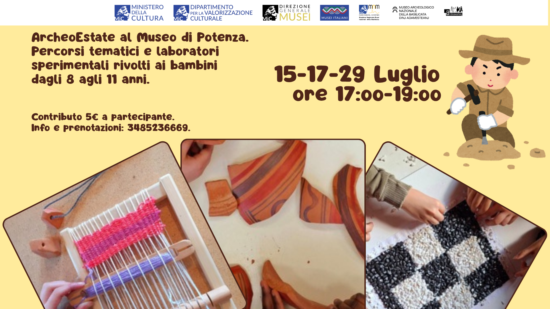 ArcheoEstate al Museo di Potenza