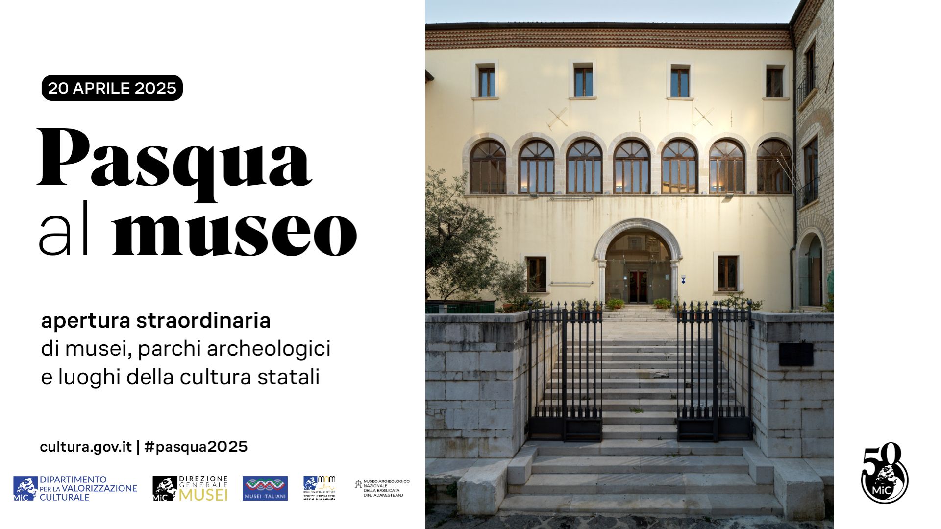 Pasqua 2025- Museo Archeologico Nazionale di Potenza