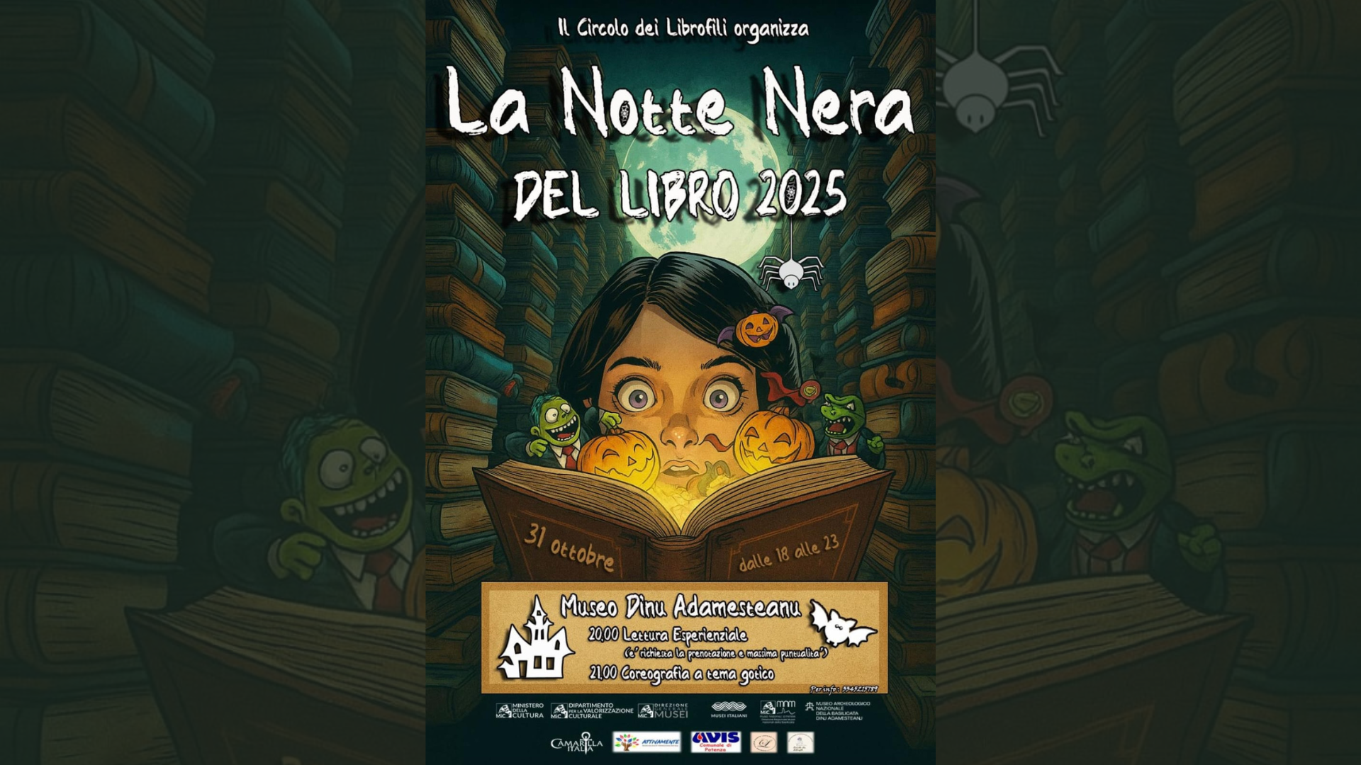 Halloween al MAN di Potenza - La Notte Nera del Libro 2025