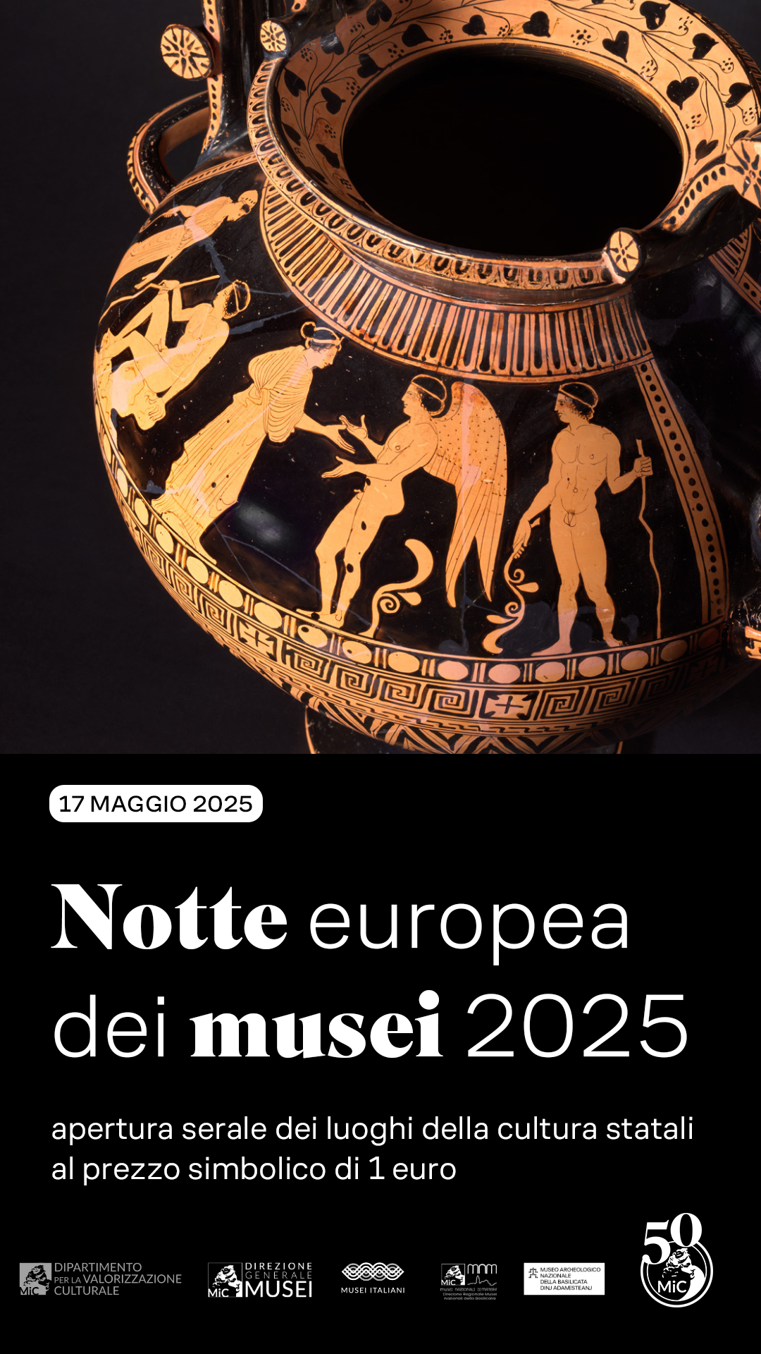 Notte Europea dei Musei 2025 - Museo Archeologico Nazionale di Potenza