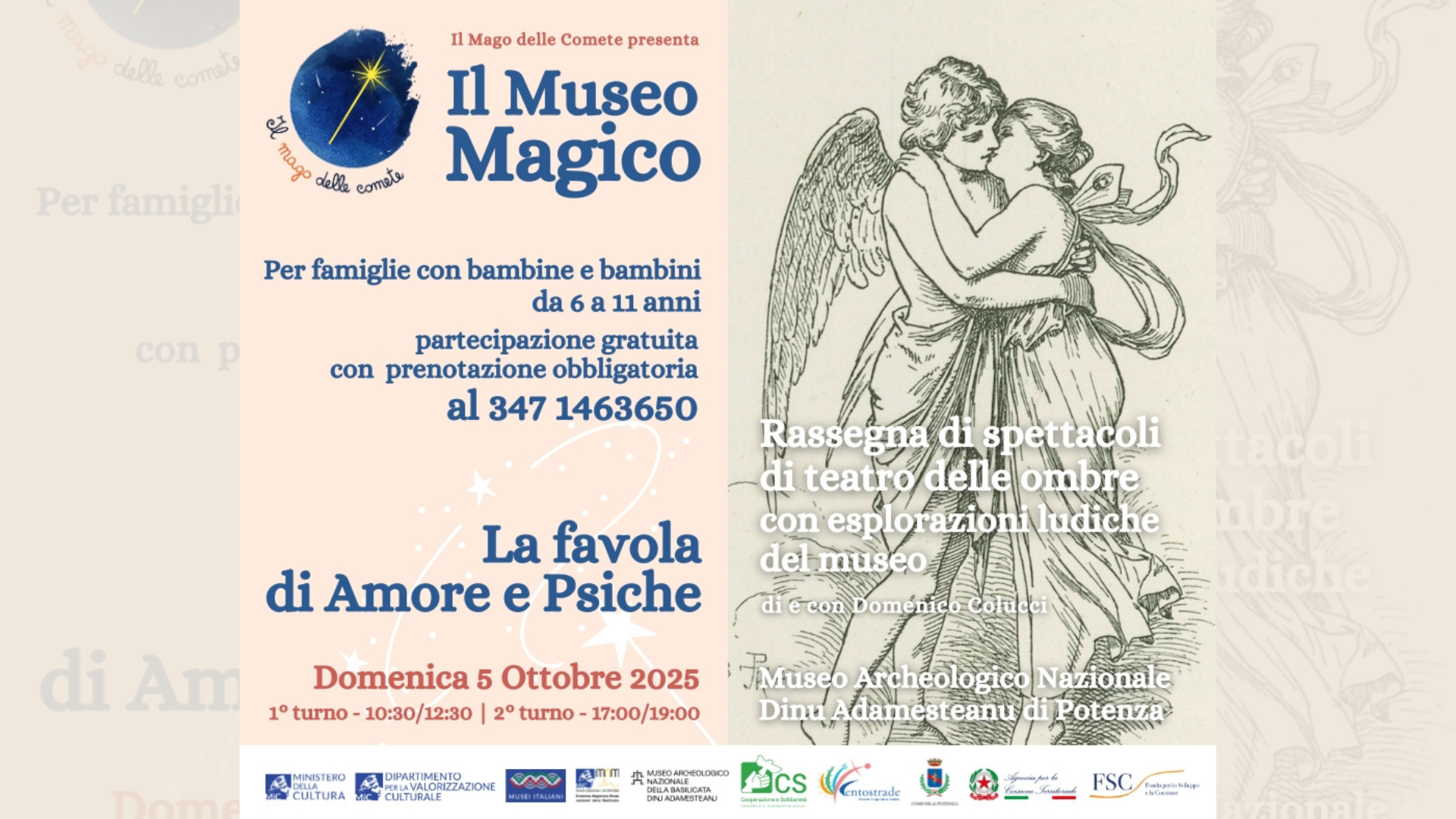 UNA LUNGA STORIA D'AMORE - TEATRO DELLE OMBRE AL MUSEO DI POTENZA