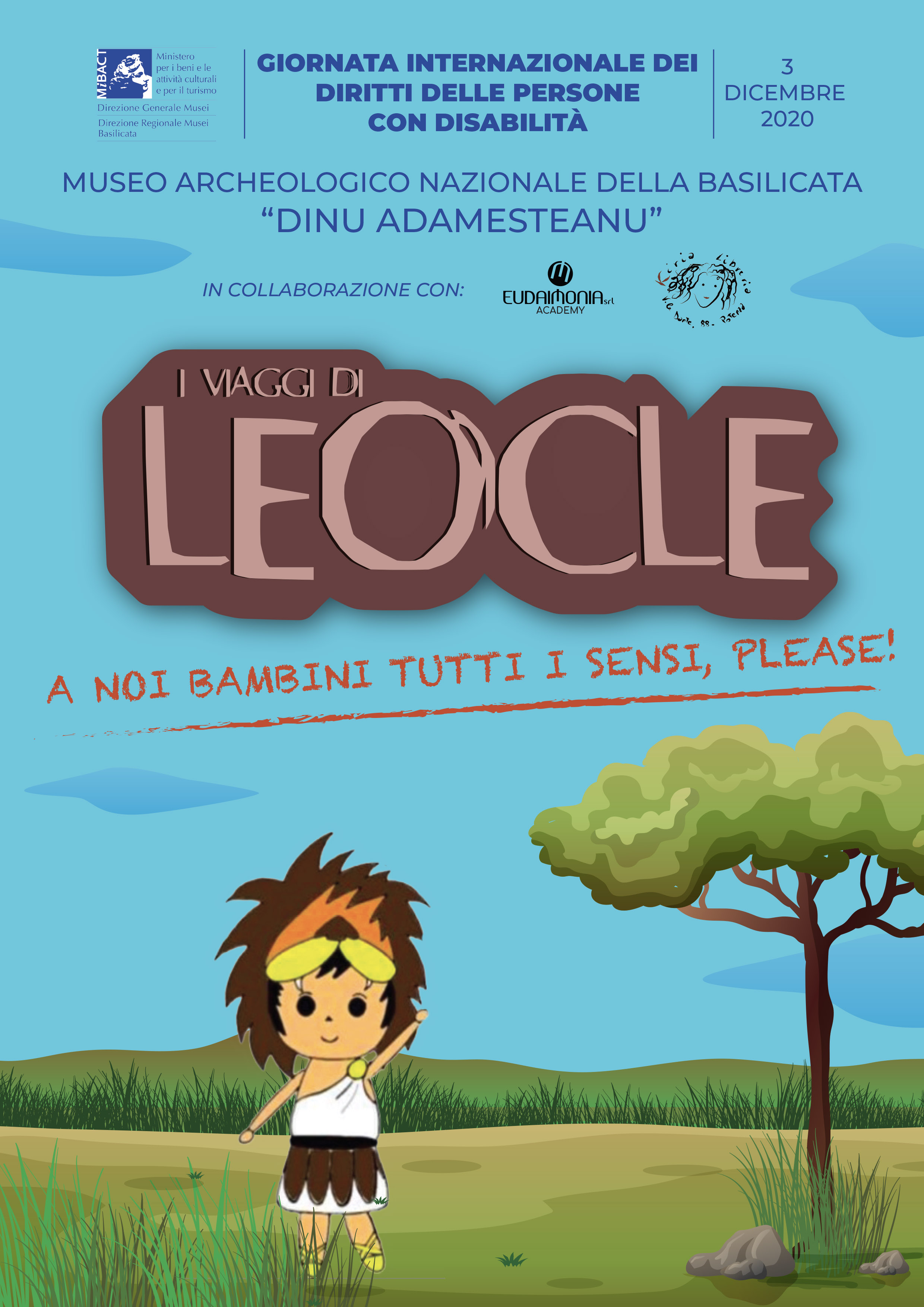 Potenza Museo Nazionale - I Viaggi di Leocle. A noi bambini tutti i sensi, please!