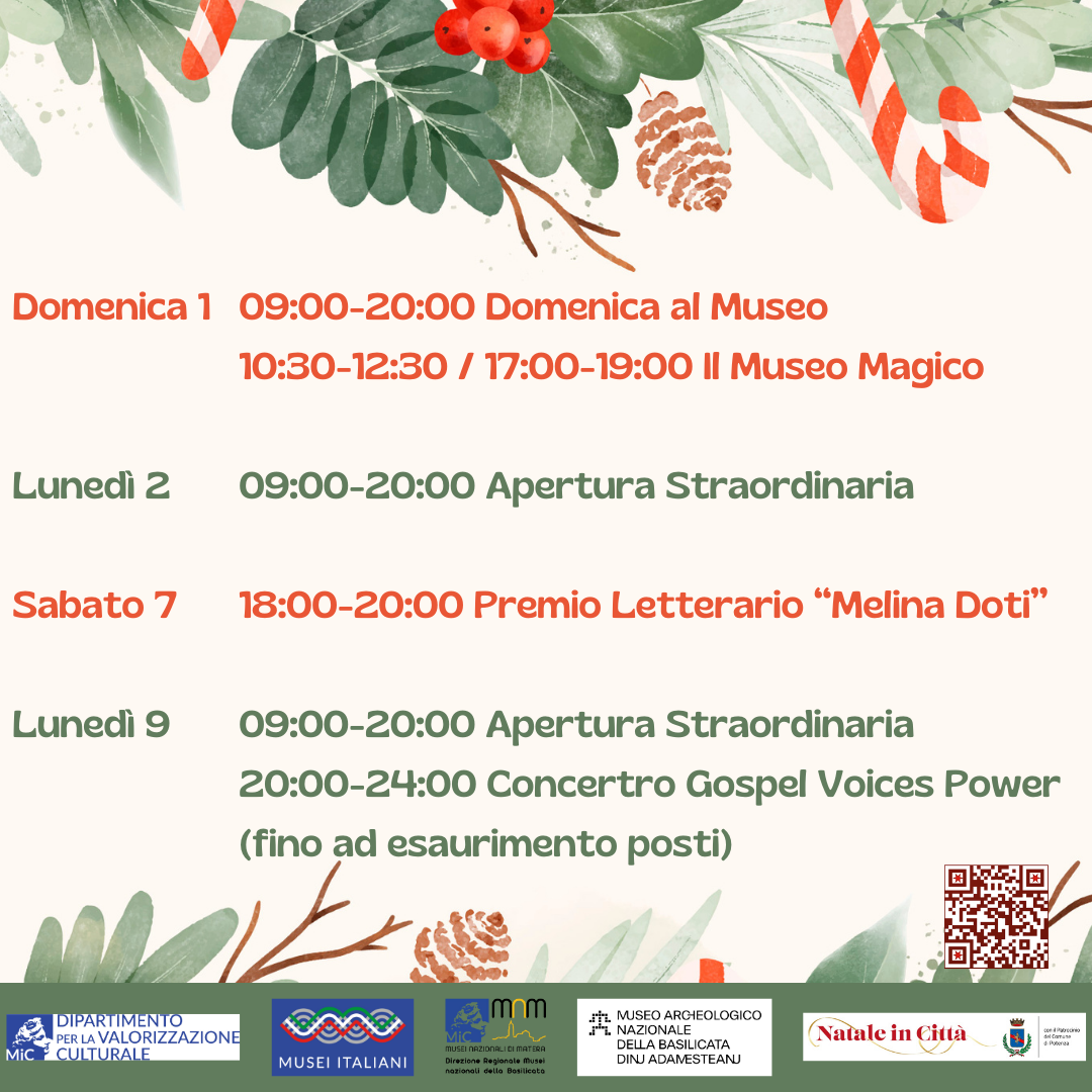 Un Natale ricco di eventi al Museo
