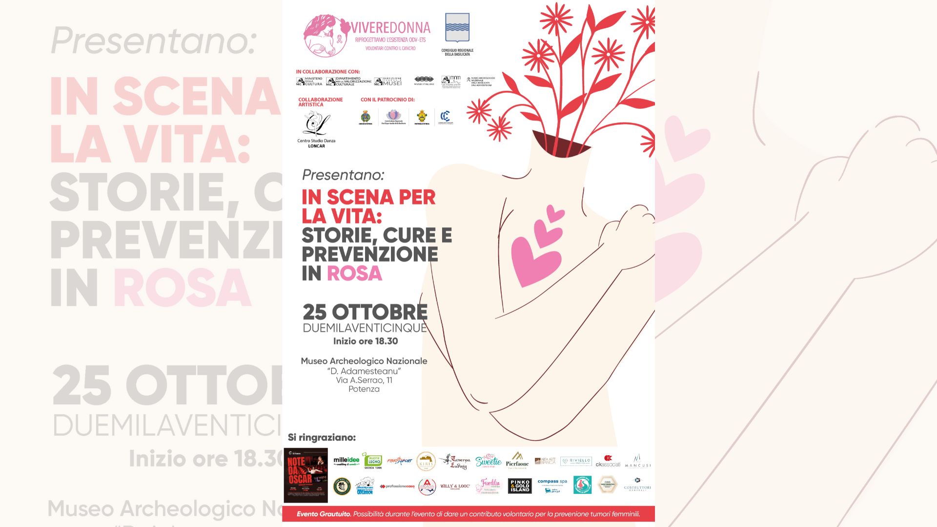 In scena per la vita: storie, cure e prevenzione in rosa al MAN di Potenza
