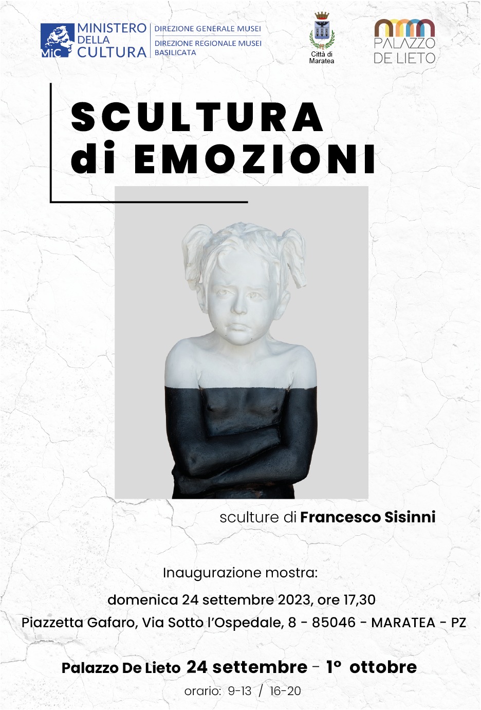 GEP 2023 - Mostra "Scultura di emozioni" a cura di F. Sisinni
