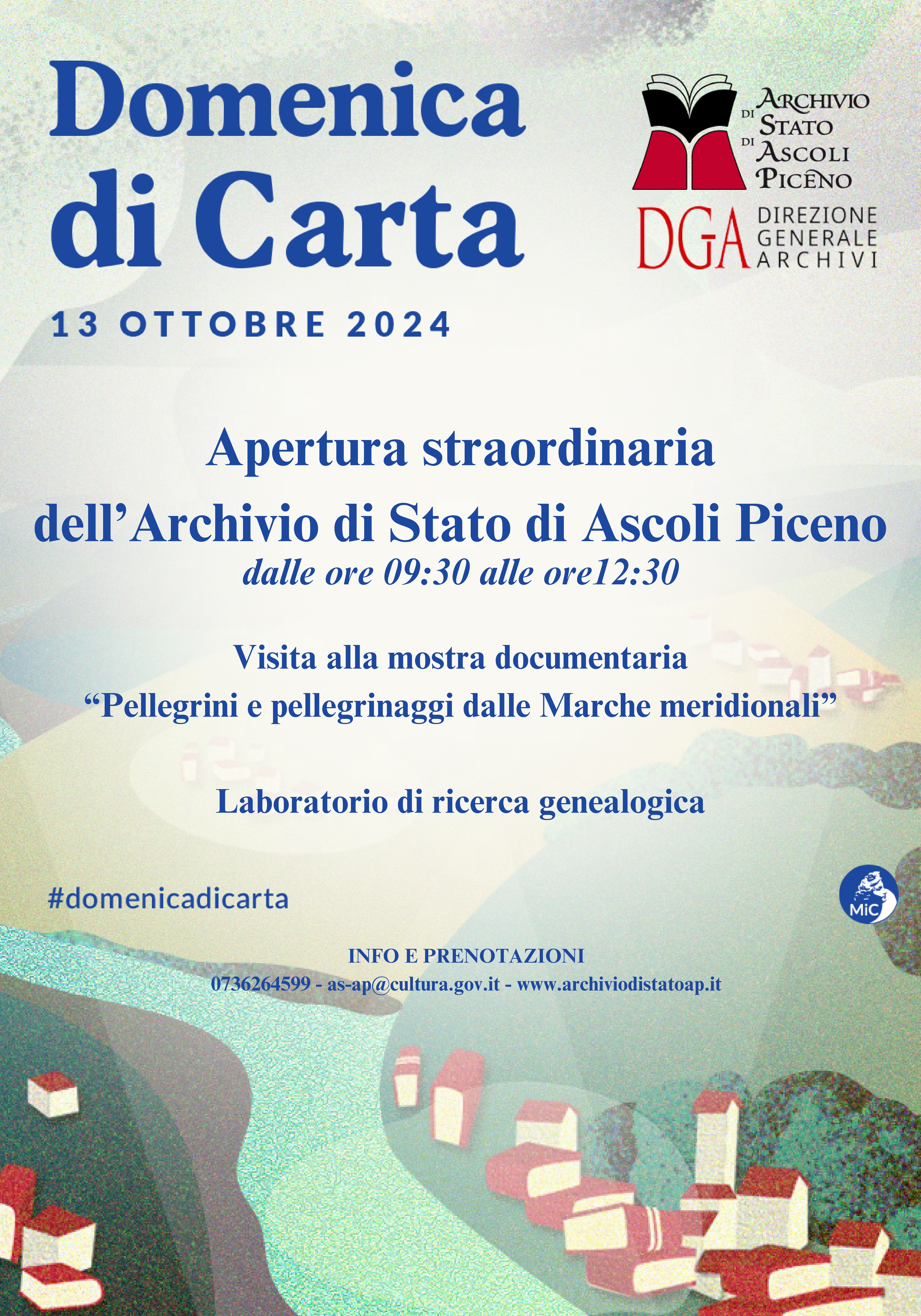 DOMENICA DI CARTA 2024 - APERTURA STRAORDINARIA ARCHIVIO DI STATO DI ASCOLI PICENO