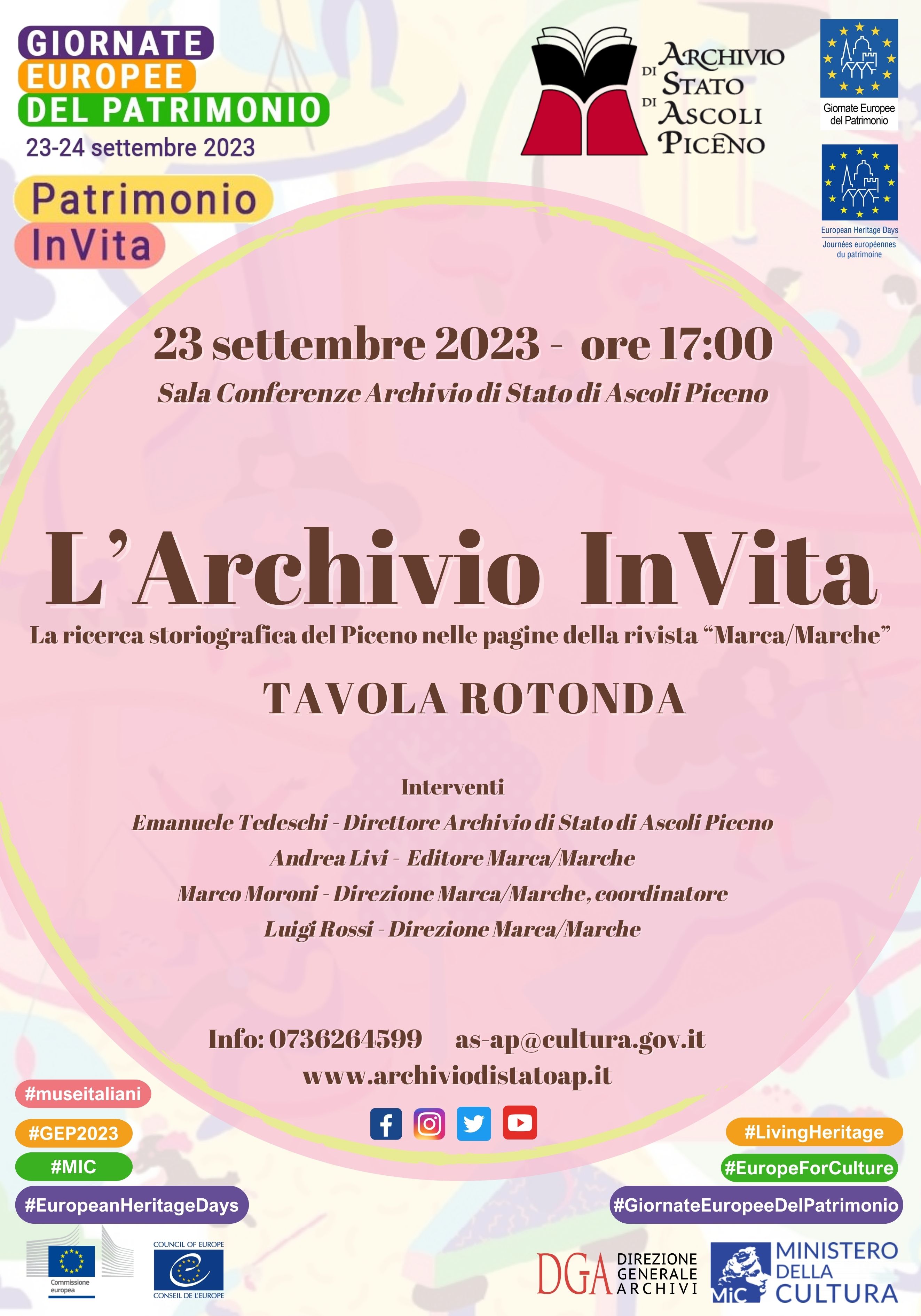 GEP 2023 "Patrimonio InVita"
