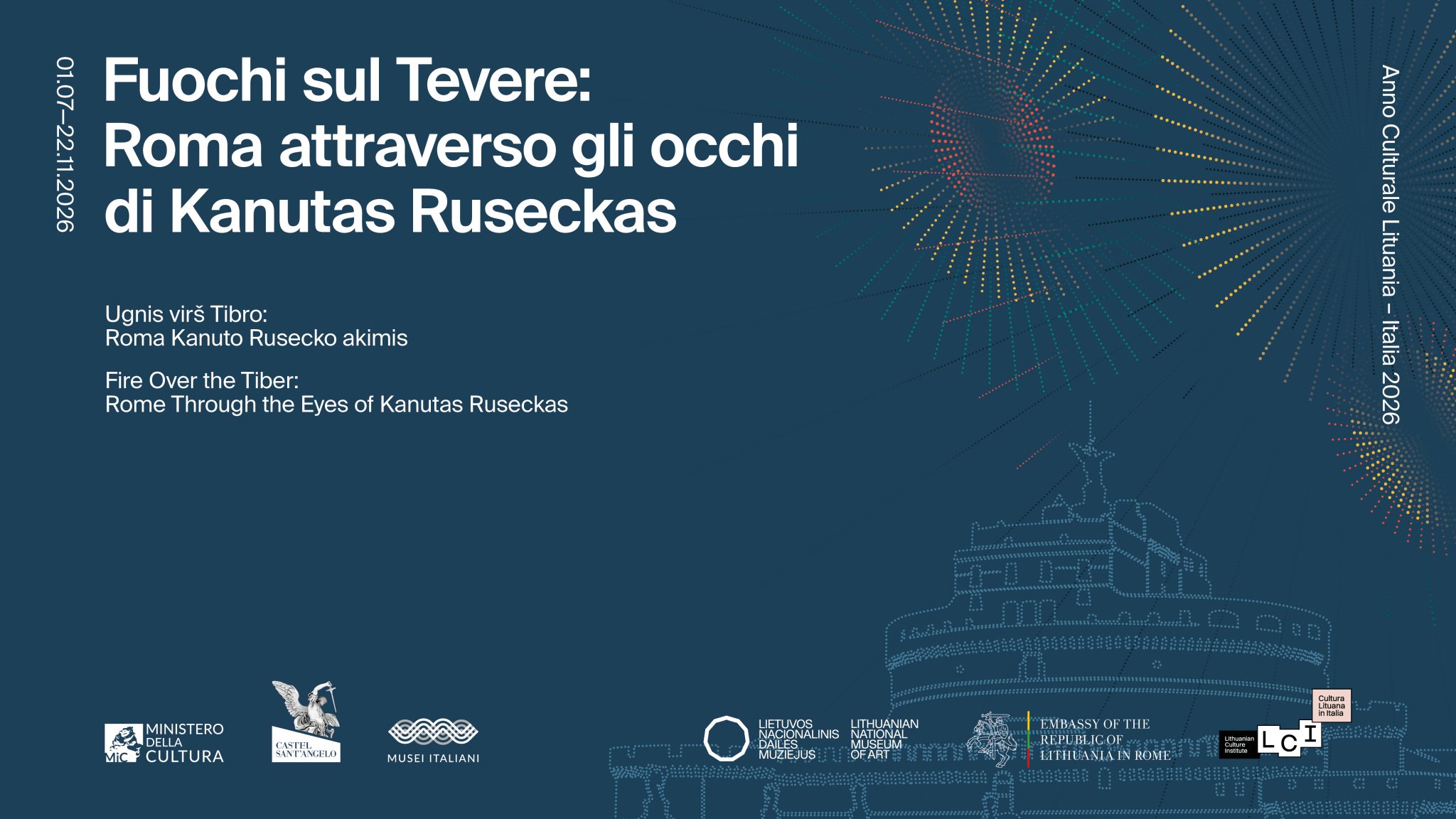 Fuochi sul Tevere: Roma attraverso gli occhi di Kanutas Ruseckas