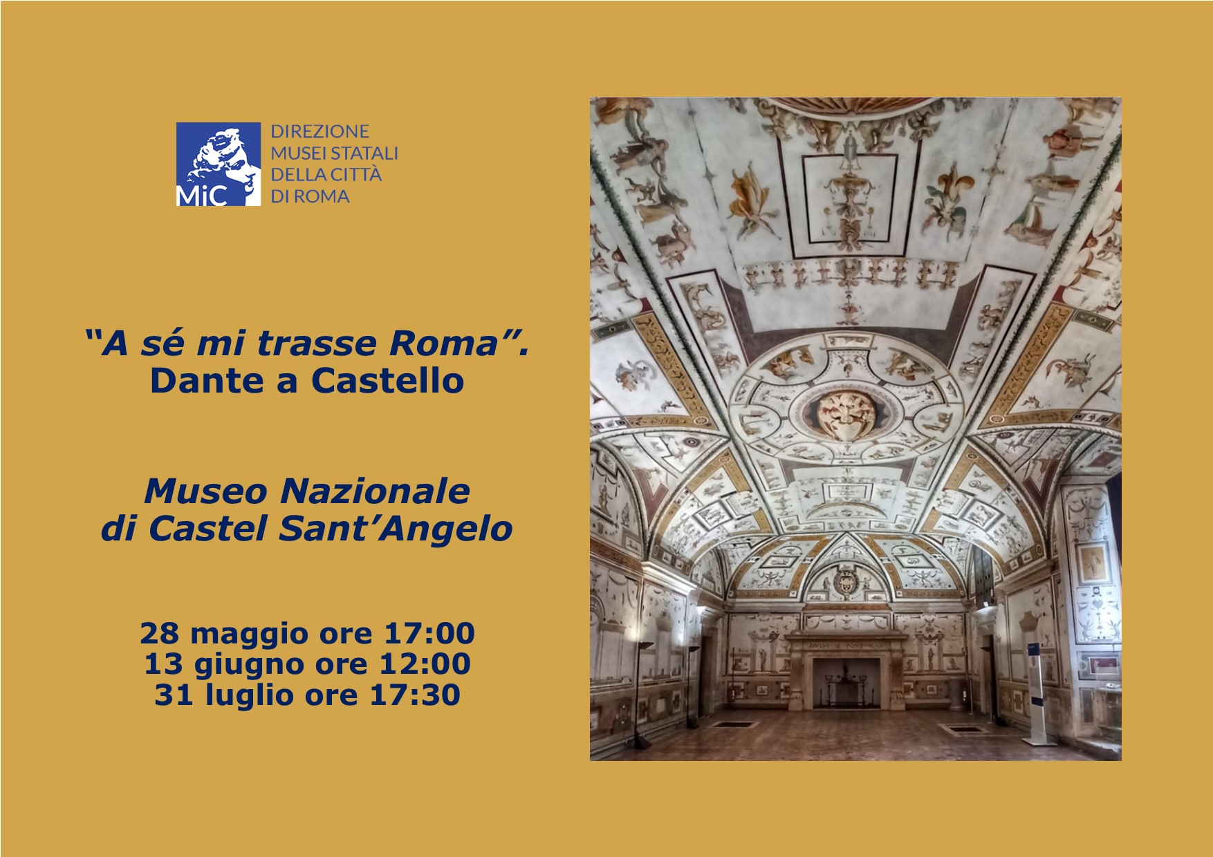 “A sé mi trasse Roma”. Dante a Castello