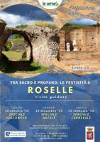 Visite guidate in collaborazione con l'associazione Le Orme "Tra sacro e profano, le festività a Roselle"