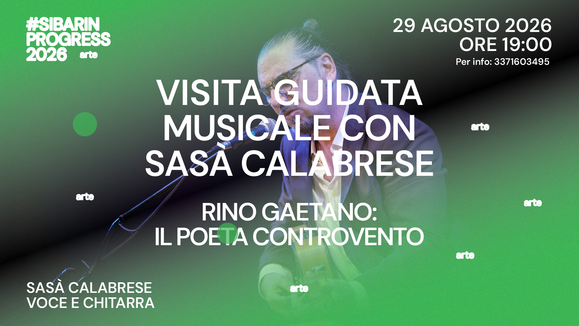 #SIBARINPROGRESS - Visita guidata musicale 29 Agosto