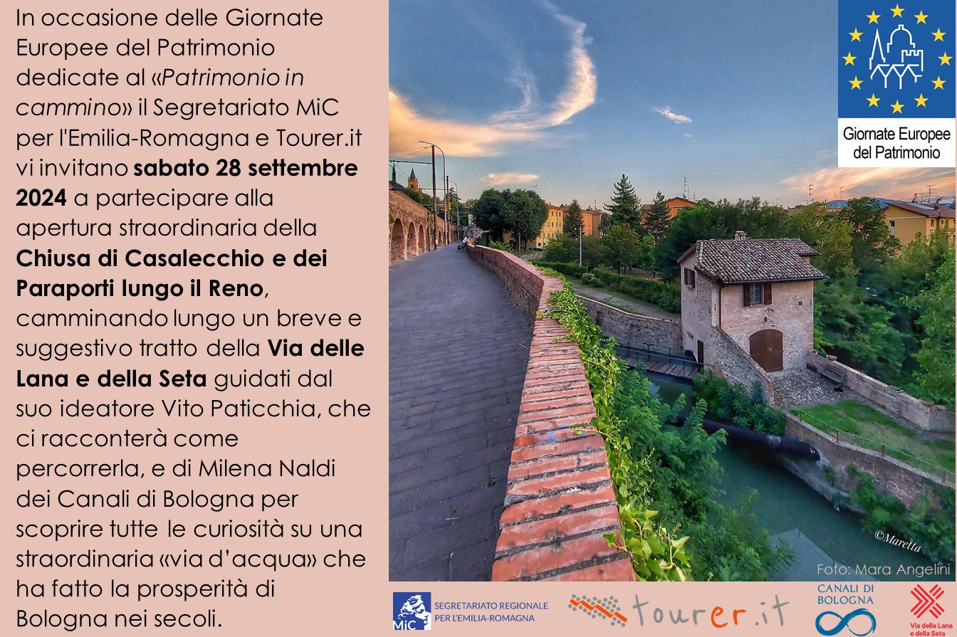 Apertura straordinaria della Chiusa di Casalecchio e dei Paraporti lungo il Reno a Casalecchio