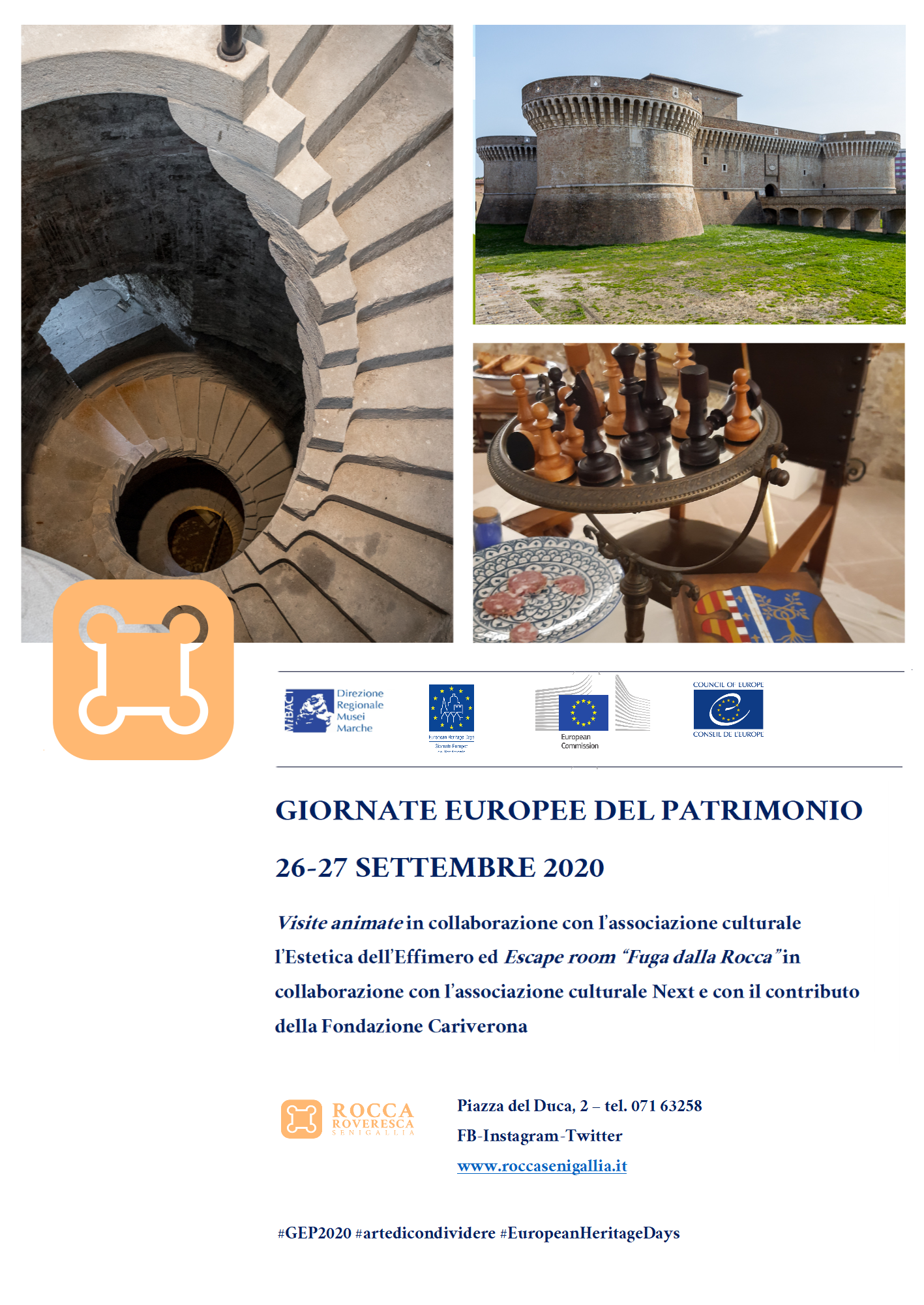 ROCCA SENIGALLIA - GIORNATE EUROPEE DEL PATRIMONIO - proposte diurne