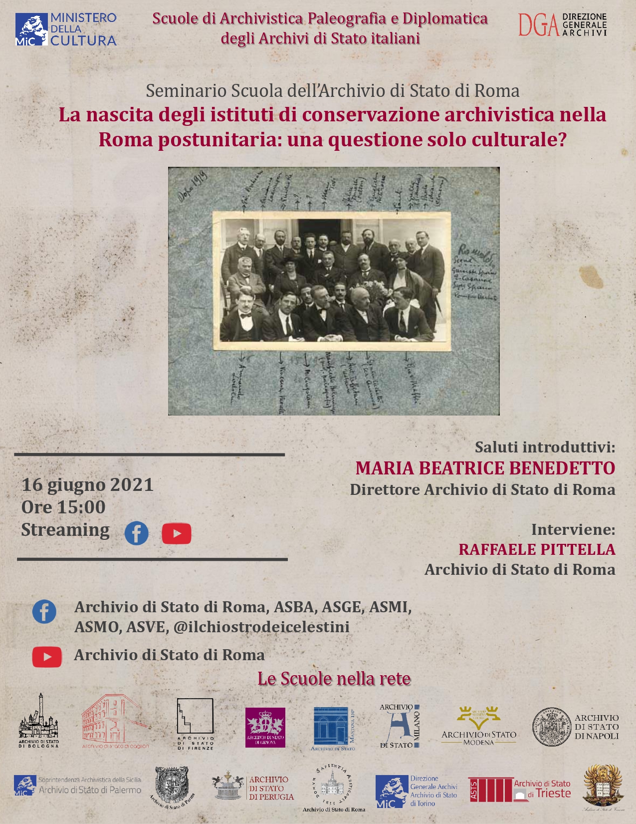 La nascita degli istituti di conservazione archivistica nella Roma postunitaria: una questione solo culturale?