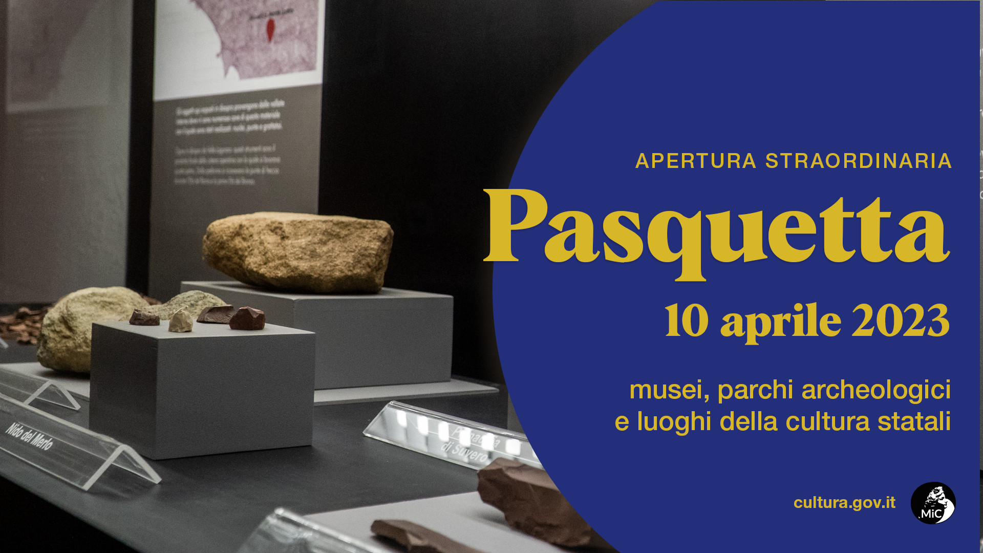 Pasqua 2023 - Apertura festiva del Museo Archeologico Nazionale di Chiavari