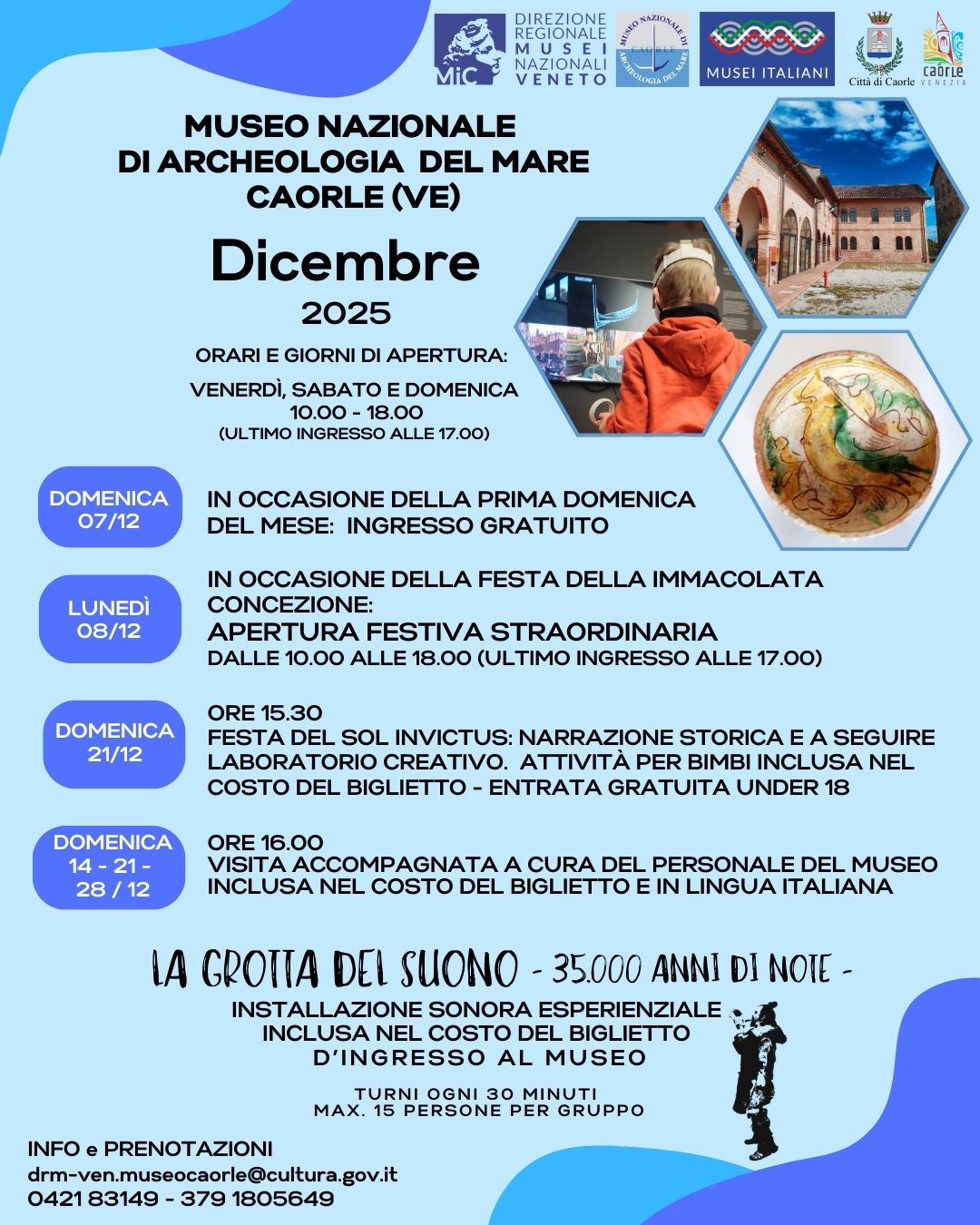 We LOVE Lis, al Museo Archeologico Nazionale di Caorle