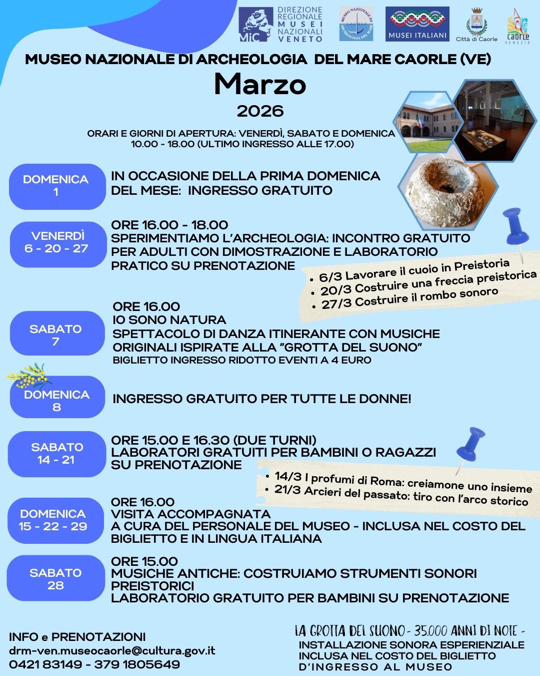 We LOVE Lis, al Museo Archeologico Nazionale di Caorle