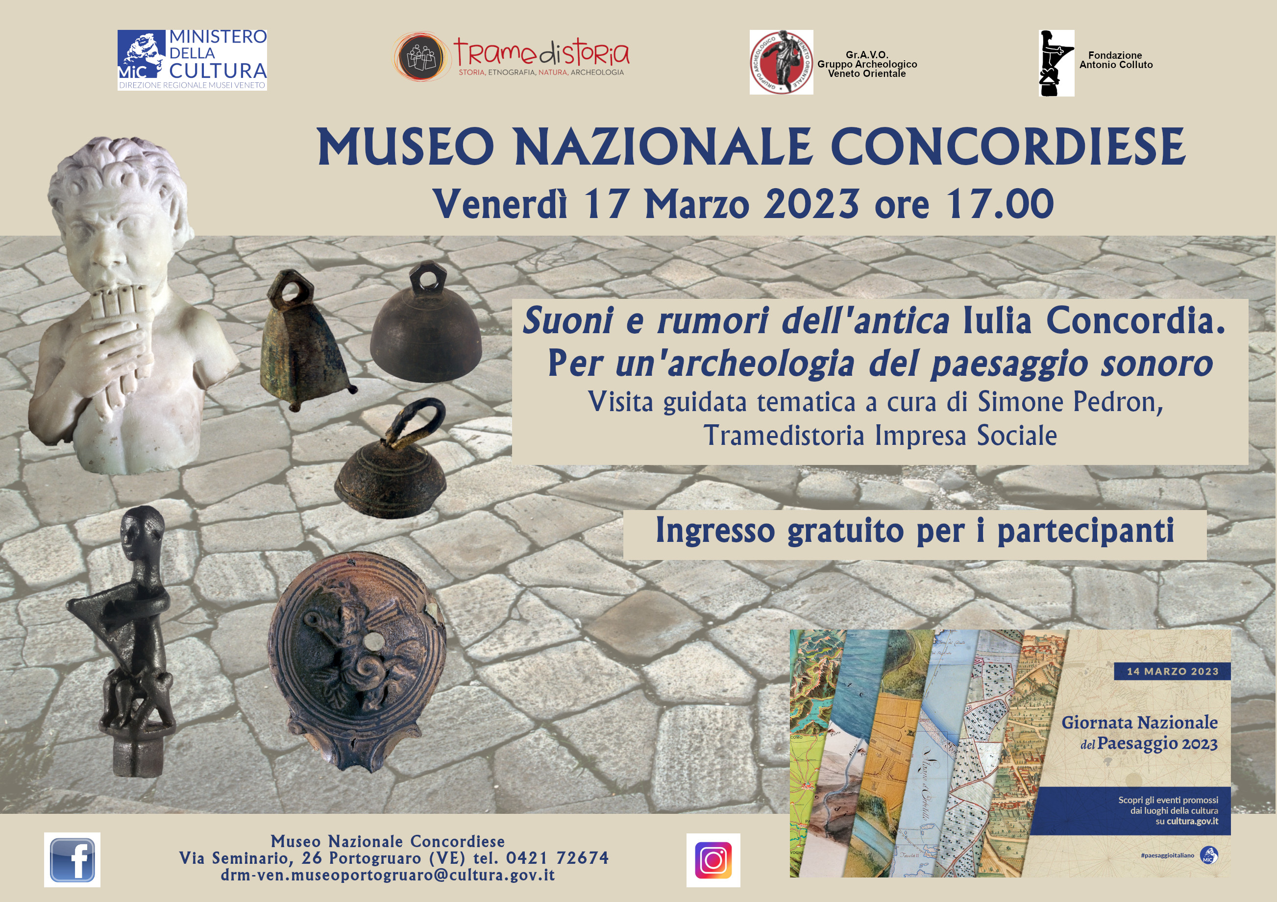 Visite guidate al Museo nazionale Concordiese e all'Area Archeologica di Concordia Sagittaria | Domenica 4 ottobre