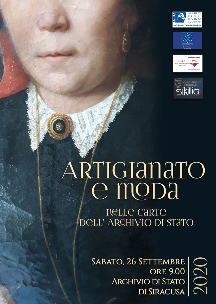 Mostra documentaria dal titolo: “Artigianato e moda nelle carte dell’Archivio di Stato”.