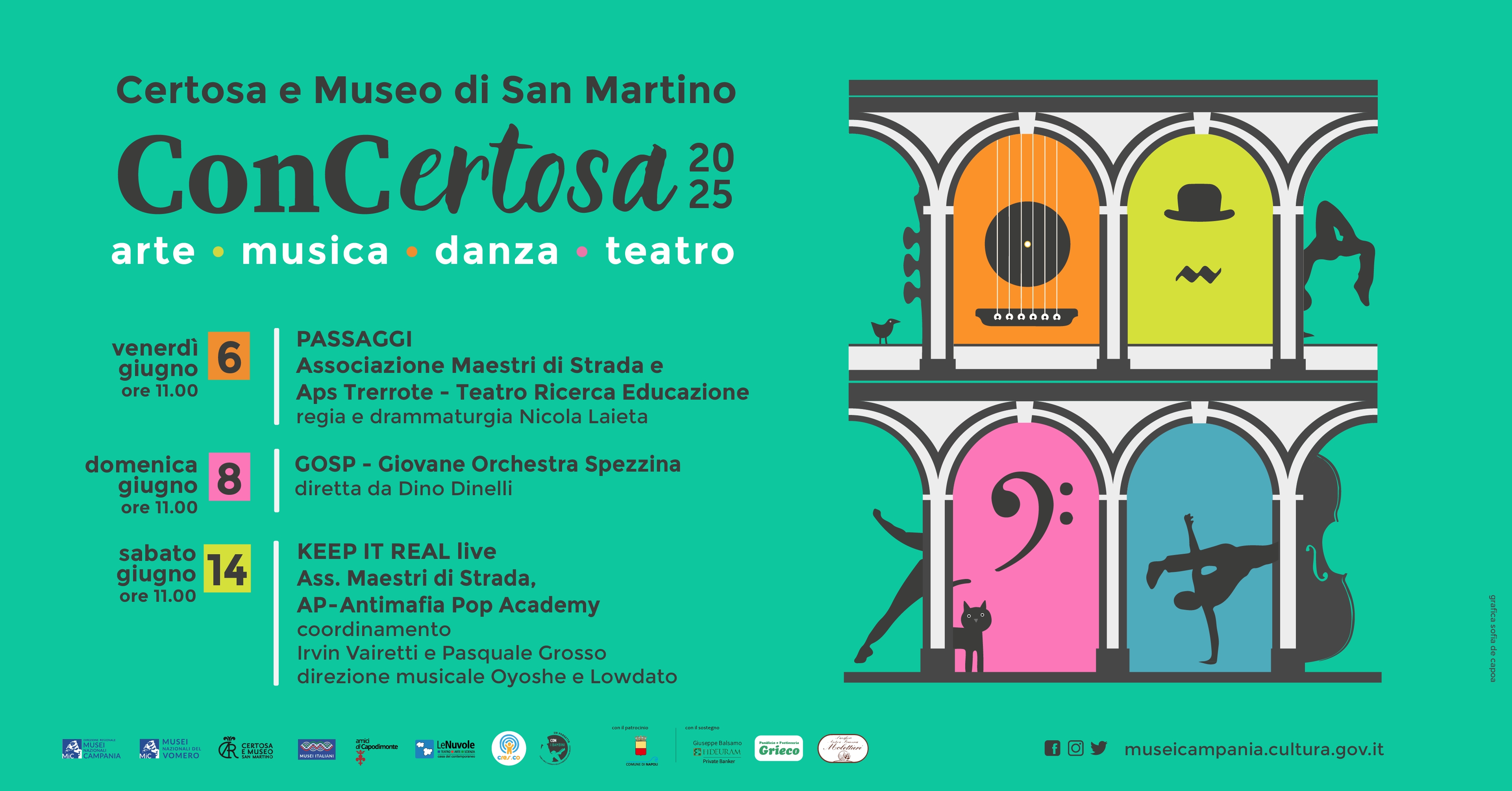 CONCertosa 2025 Arte, Teatro, Danza e Musica