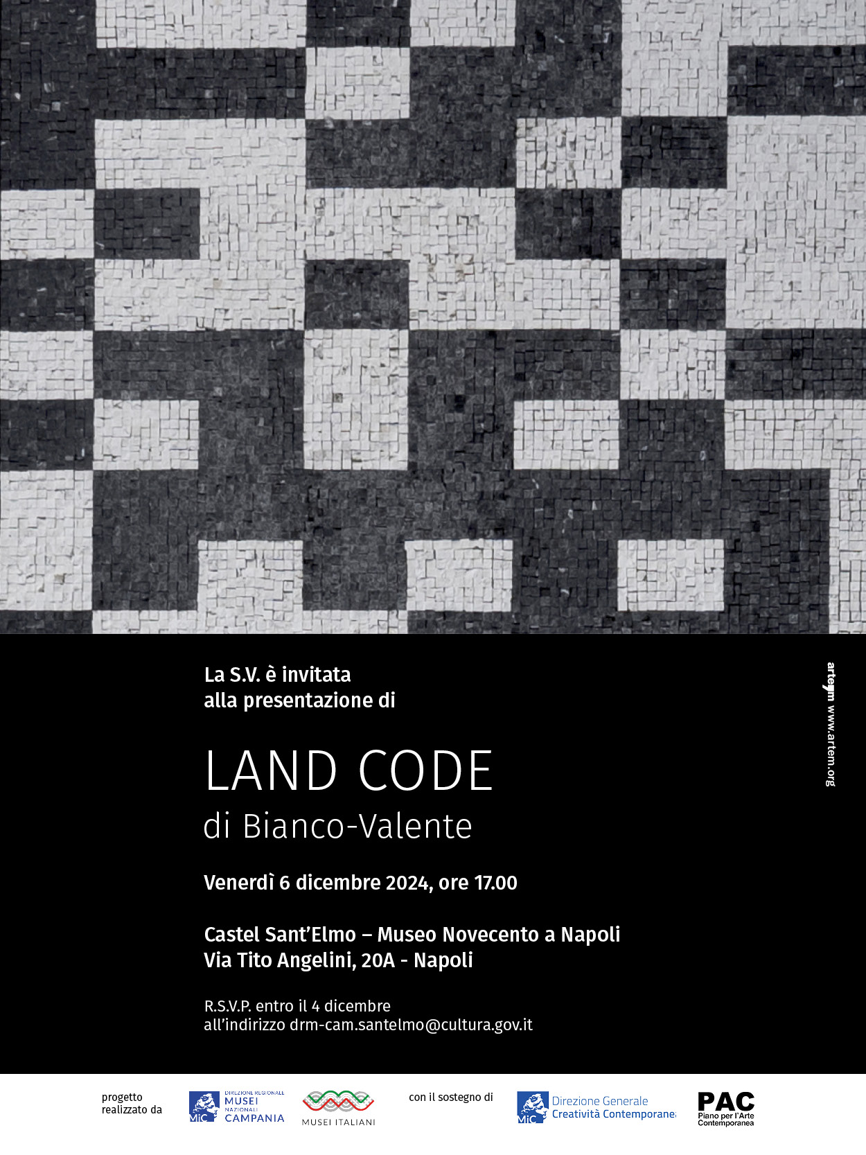 Presentazione "Land Code" di Bianco-Valente