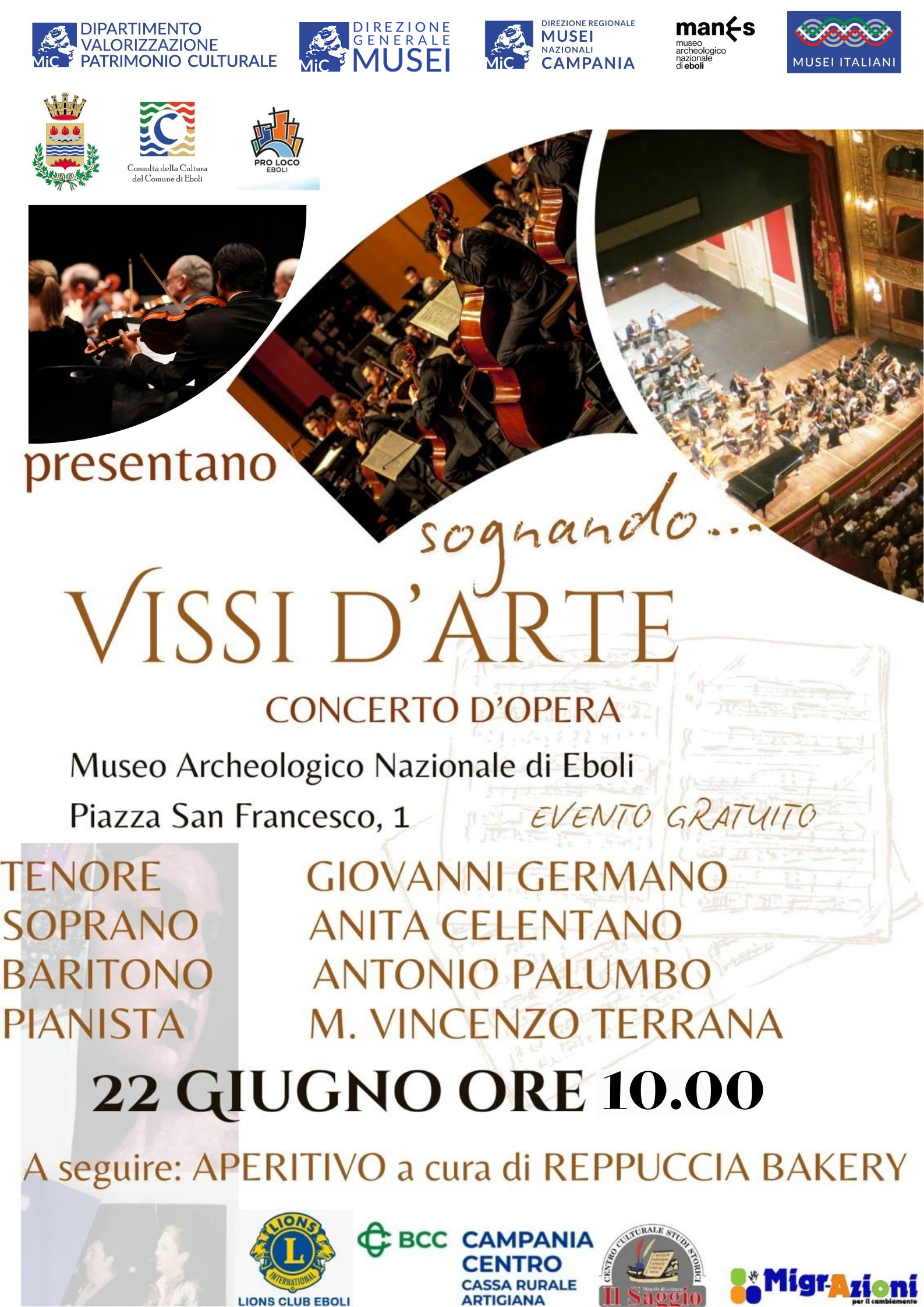 Festa della Musica 2025 al ManES | SOGNANDO...VISSI D'ARTE | concerto d'opera