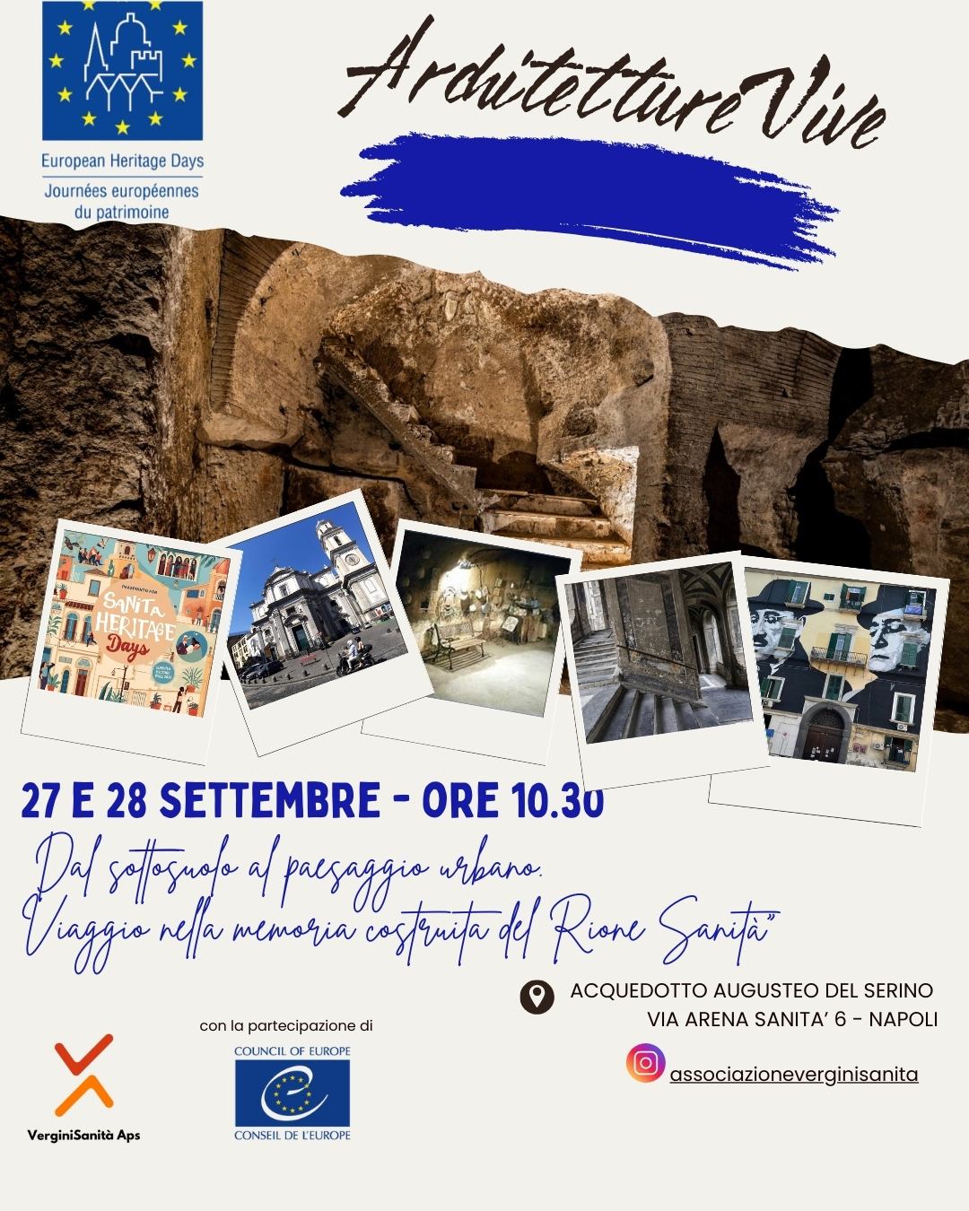 Architetture Vive: dal sottosuolo al paesaggio urbano. Viaggio nella memoria costruita del Rione Sanità