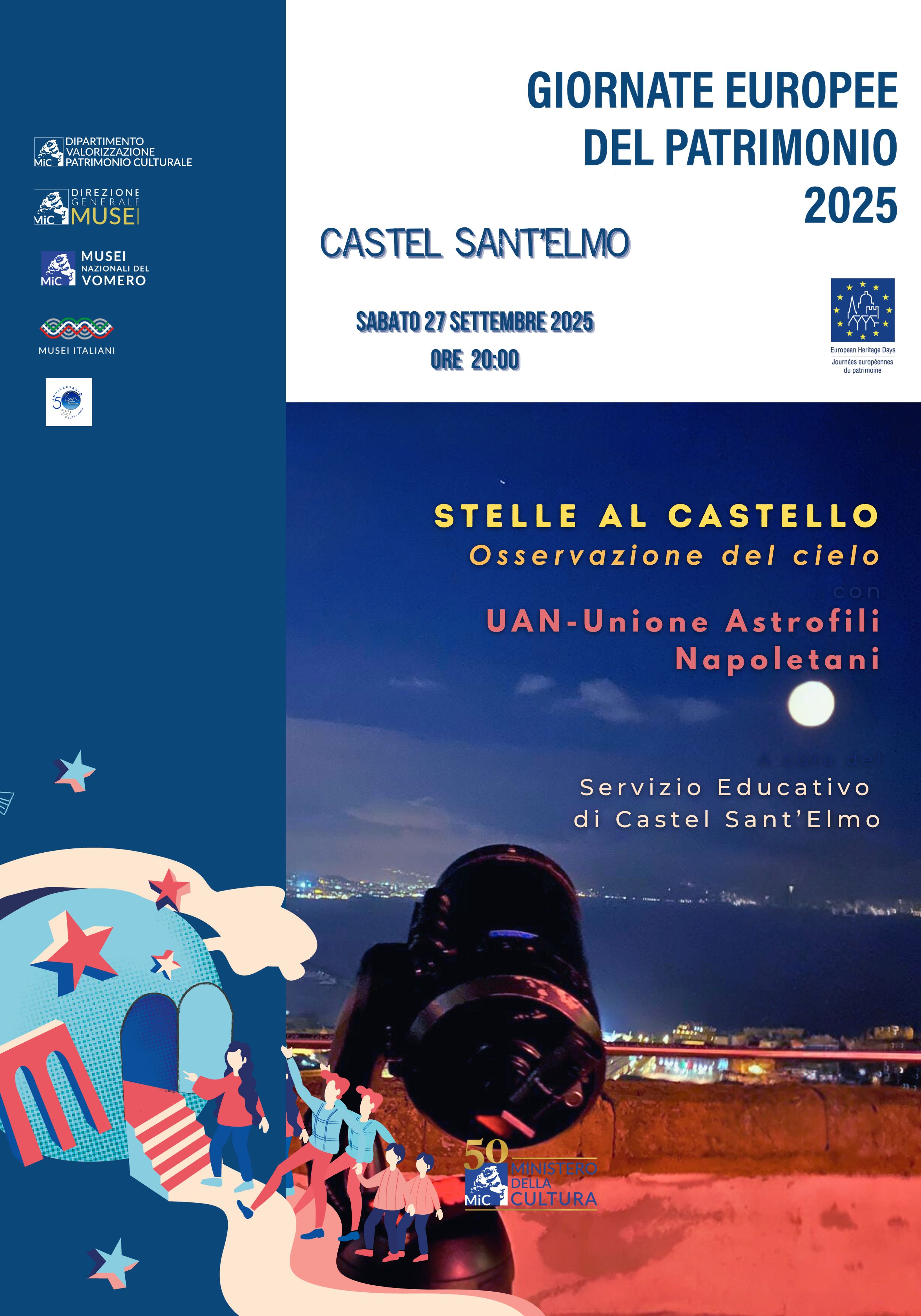 GEP 2025 a Castel Sant'Elmo | STELLE AL CASTELLO | Apertura straordinaria e Visita guidata